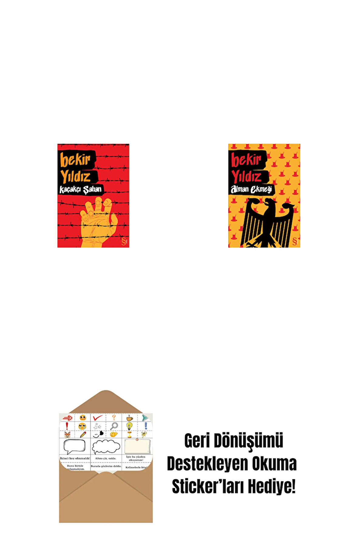 Kaçakçı Şahan + Alman Ekmeği + Okuma Sticker'ları