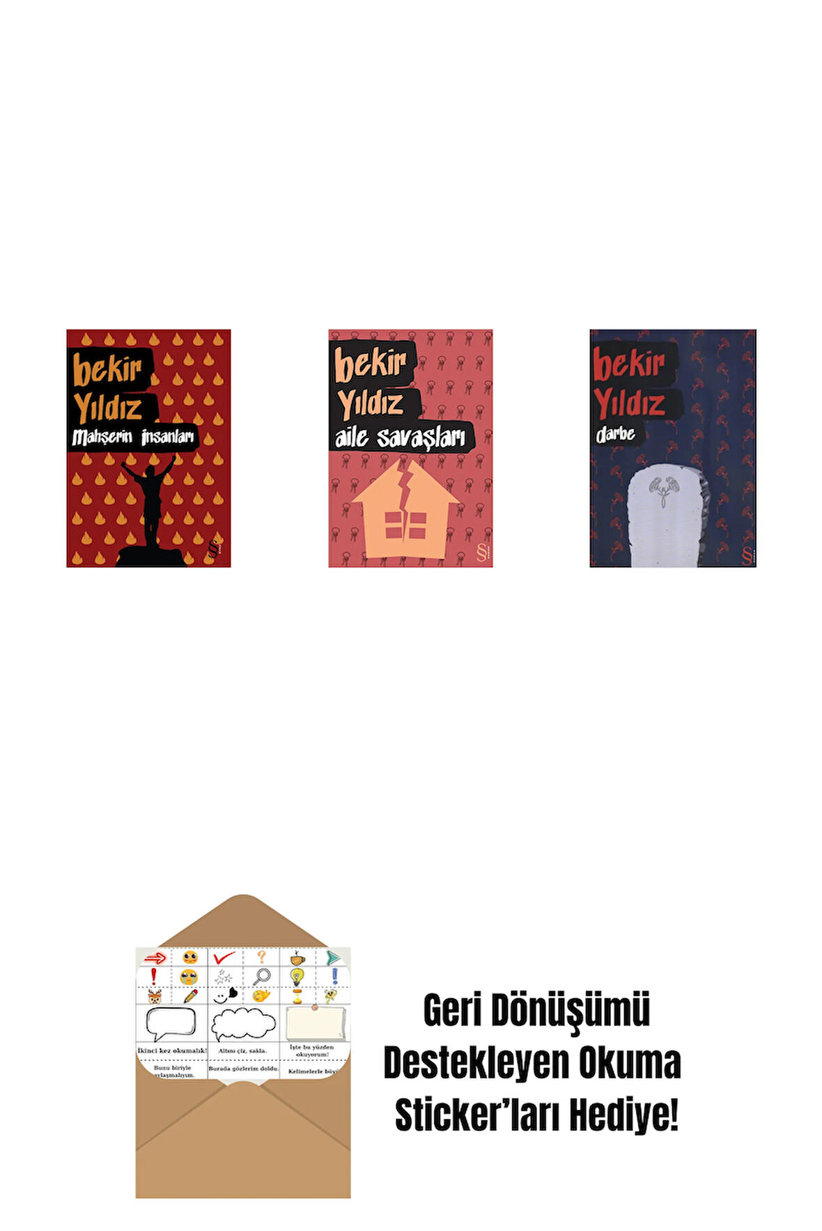 Mahşerin İnsanları + Aile Savaşları + Darbe + Okuma Sticker'ları