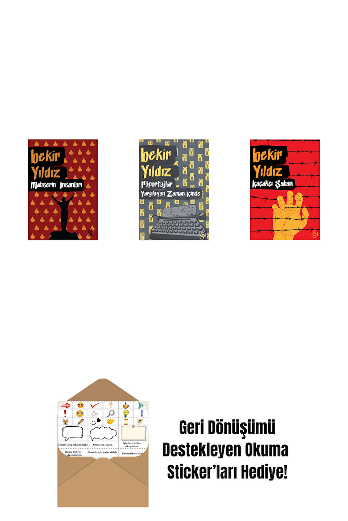 Mahşerin İnsanları + Röportajlar: Yargılayan Zaman İçinde + Kaçakçı Şahan + Okuma Sticker'ları