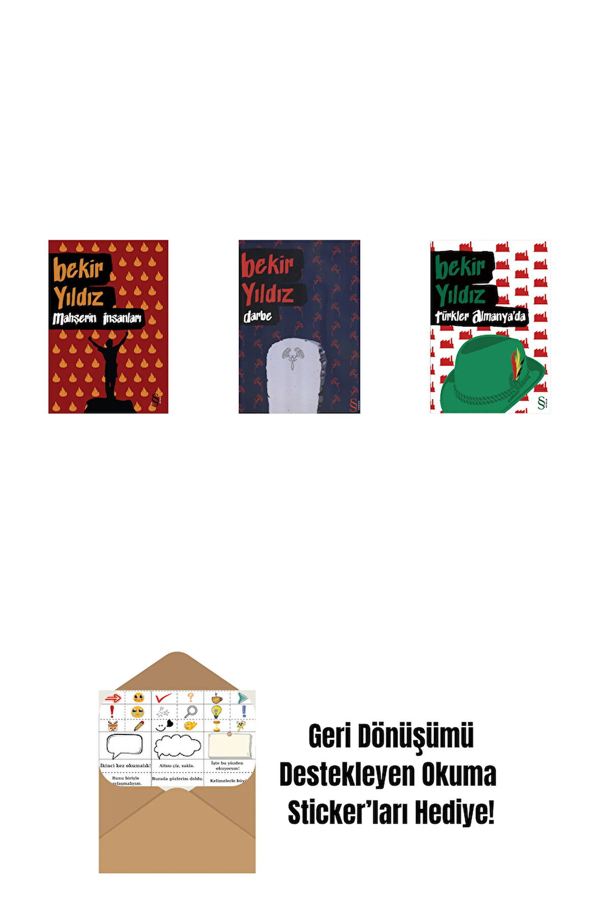 Mahşerin İnsanları + Darbe + Türkler Almanya'da + Okuma Sticker'ları