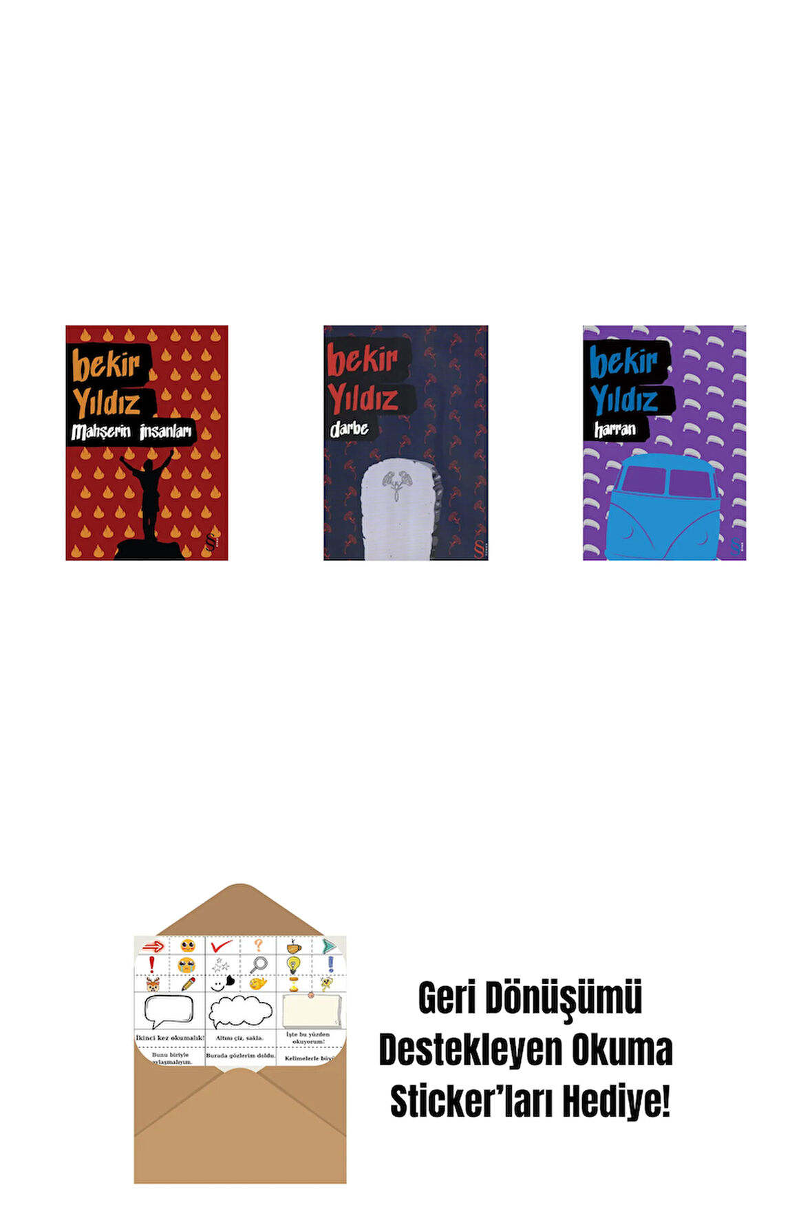 Mahşerin İnsanları + Darbe + Harran + Okuma Sticker'ları