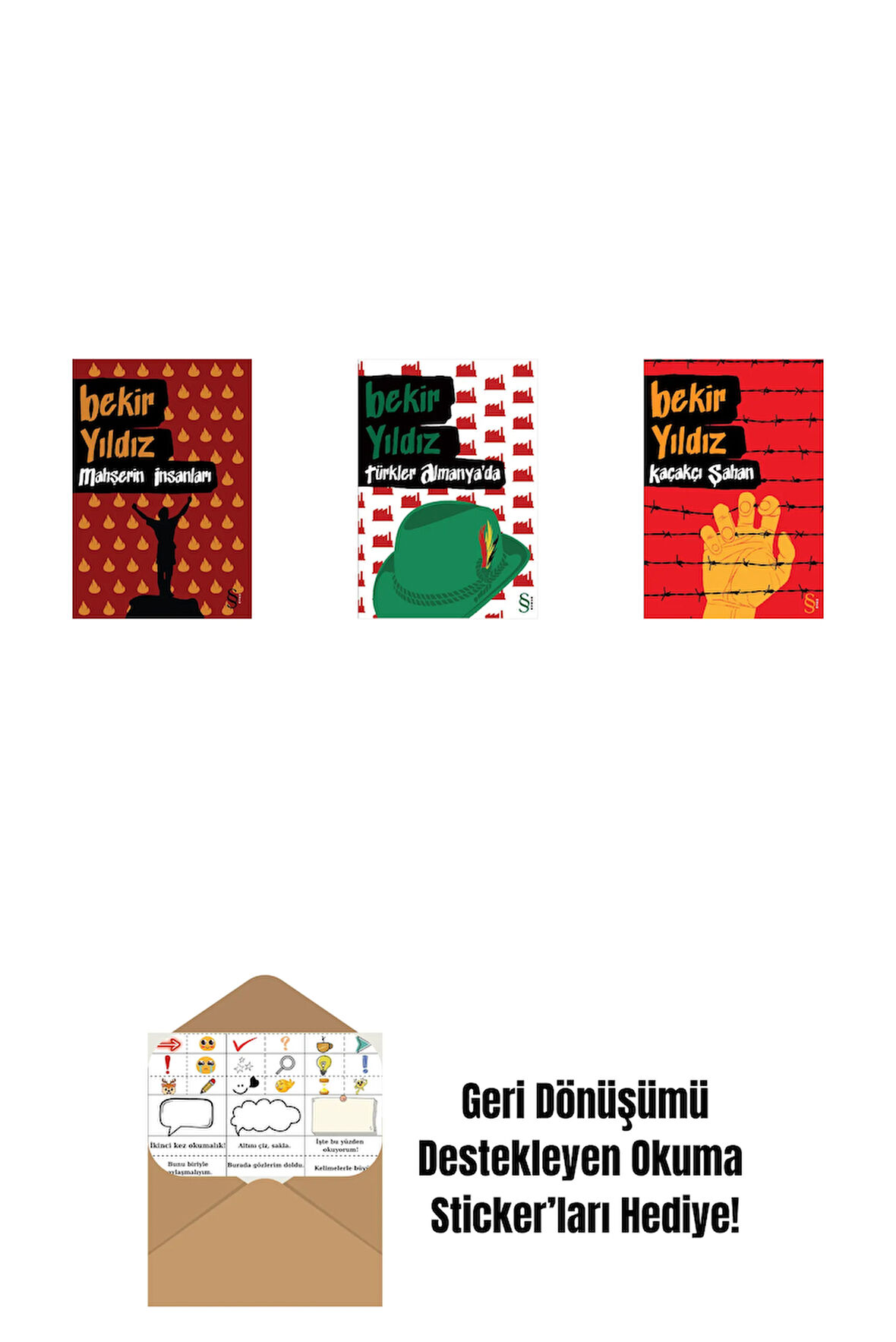 Mahşerin İnsanları + Türkler Almanya'da + Kaçakçı Şahan + Okuma Sticker'ları