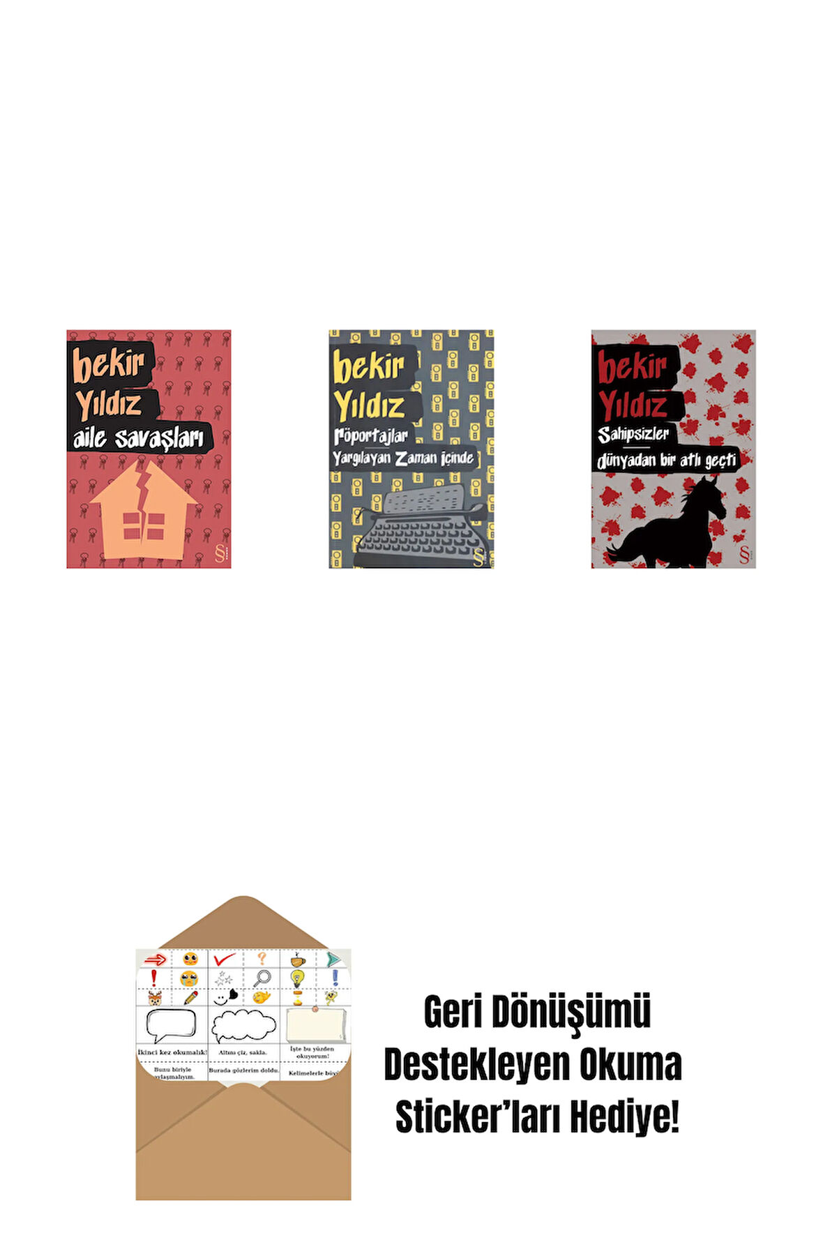 Aile Savaşları + Röportajlar: Yargılayan Zaman İçinde + Sahipsizler - Dünyadan Bir Atlı Geçti + Okuma Sticker'ları