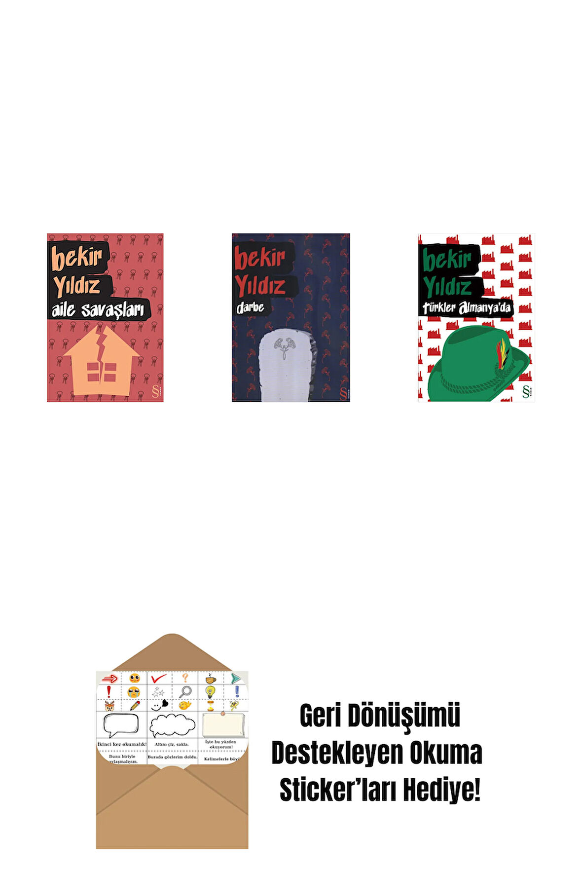 Aile Savaşları + Darbe + Türkler Almanya'da + Okuma Sticker'ları