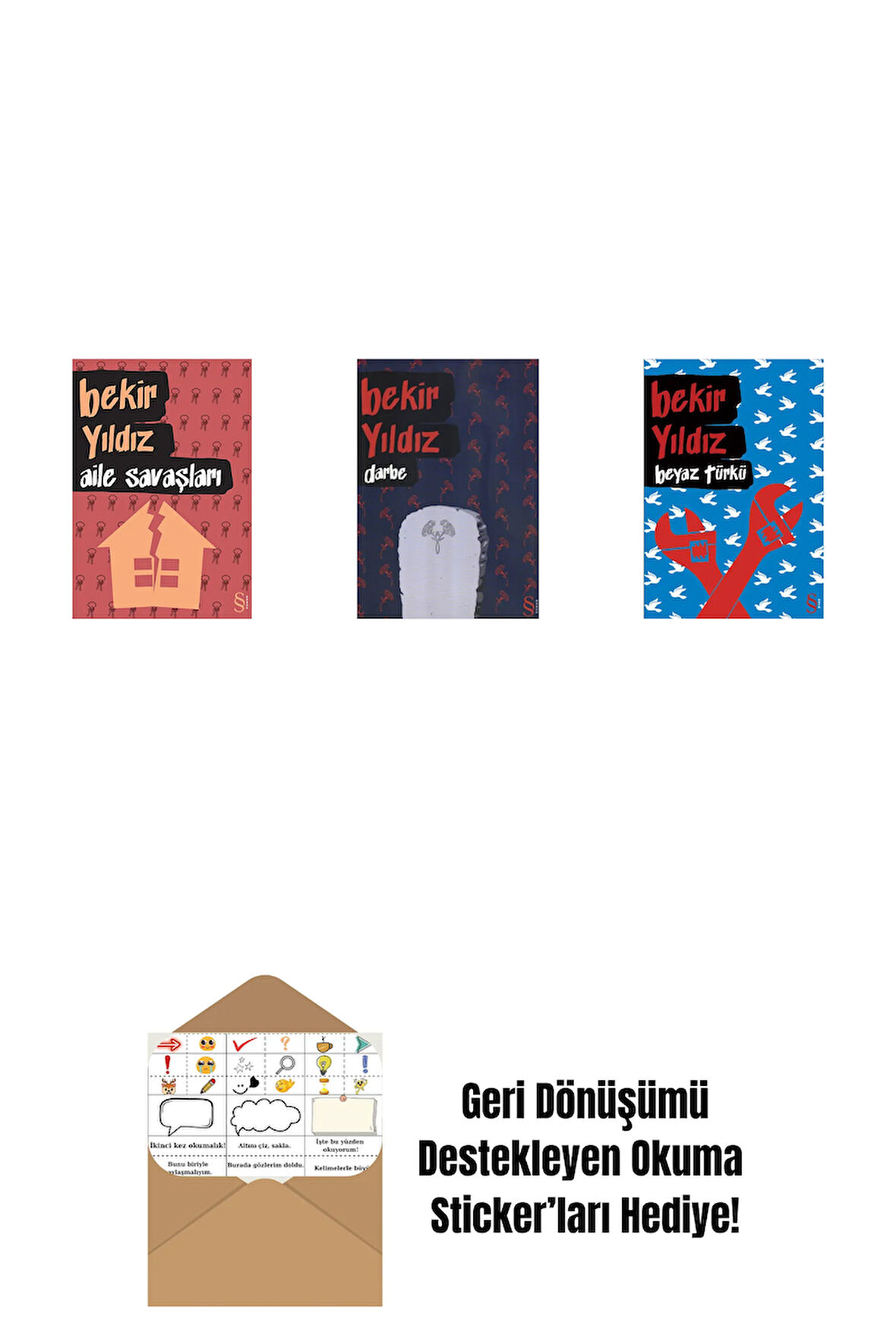 Aile Savaşları + Darbe + Beyaz Türkü + Okuma Sticker'ları