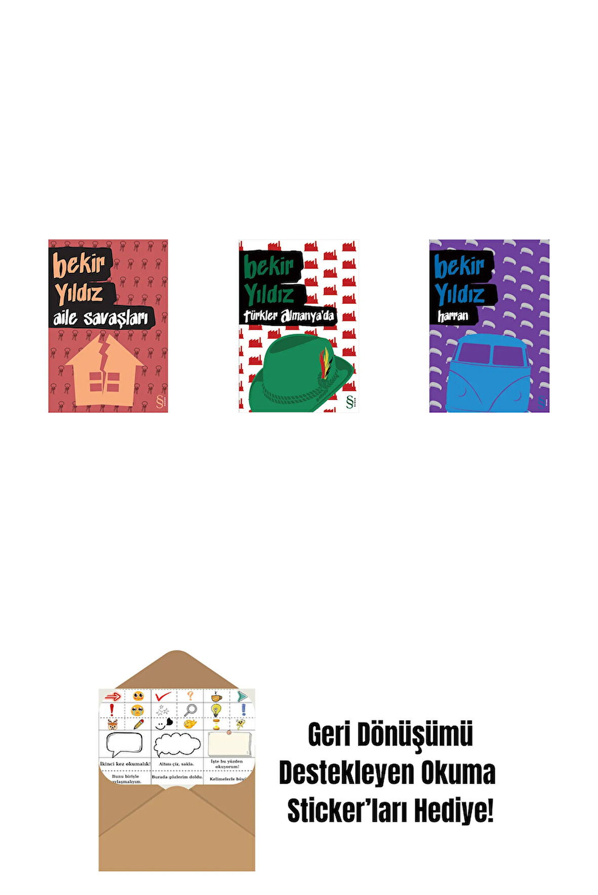 Aile Savaşları + Türkler Almanya'da + Harran + Okuma Sticker'ları
