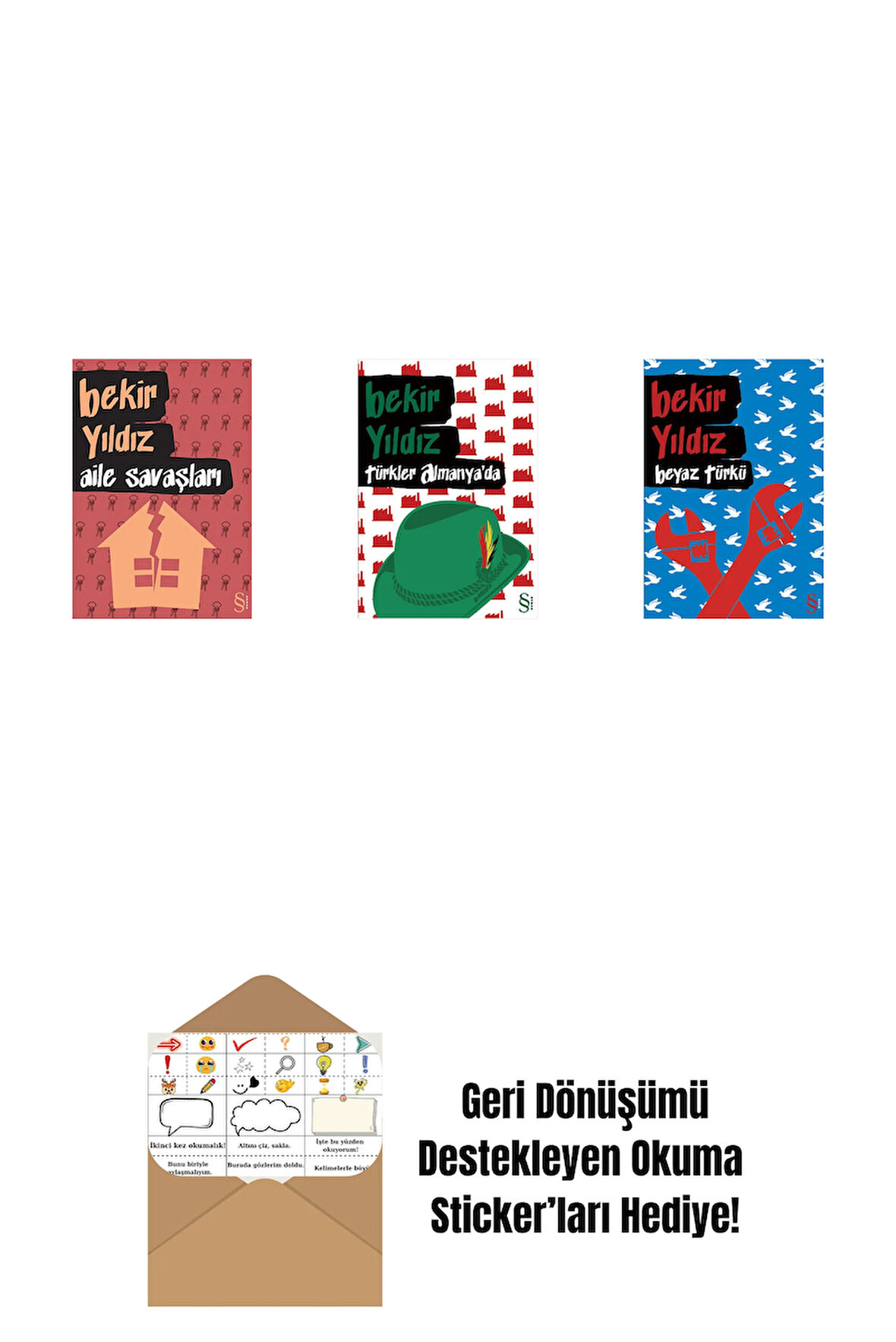 Aile Savaşları + Türkler Almanya'da + Beyaz Türkü + Okuma Sticker'ları