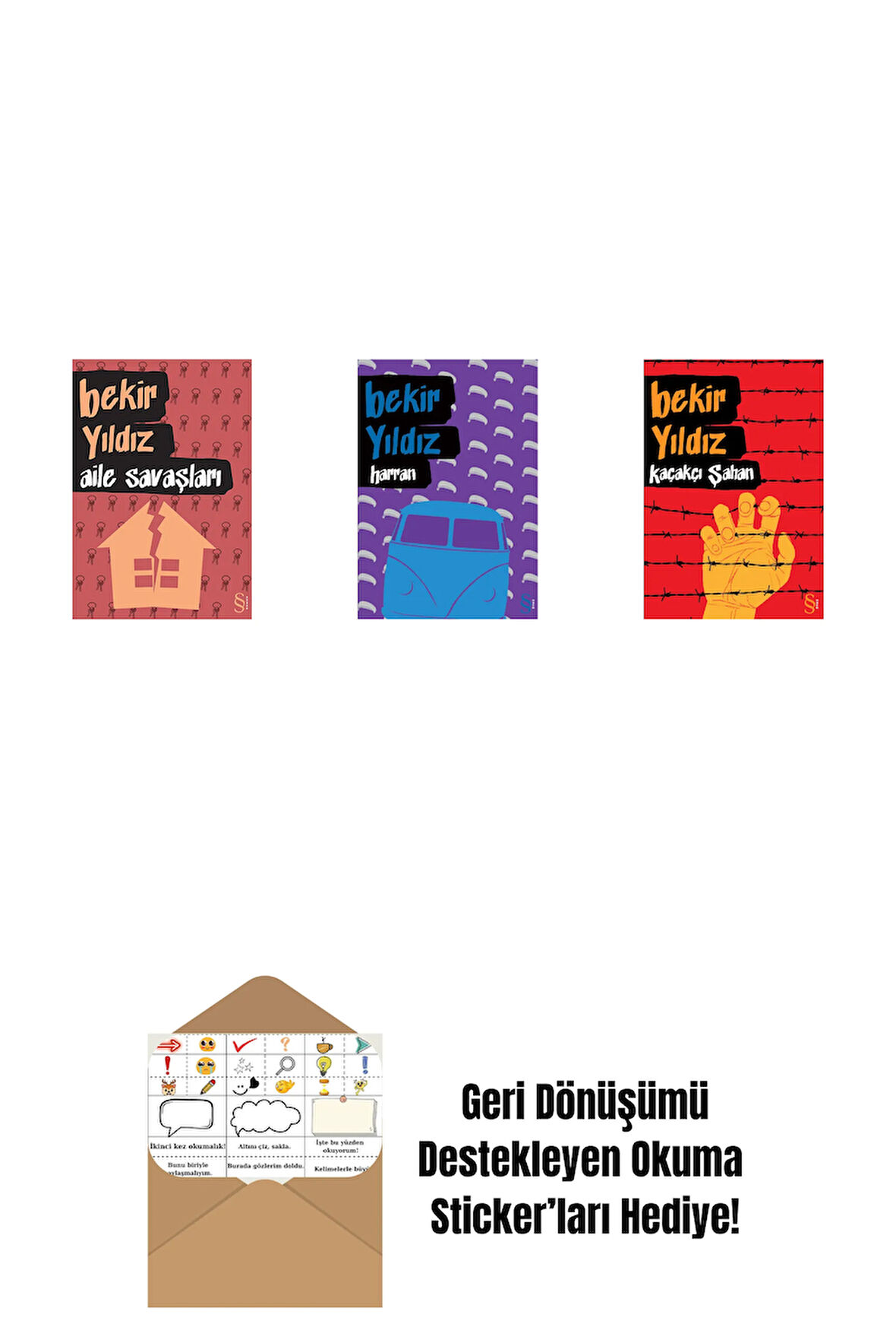 Aile Savaşları + Harran + Kaçakçı Şahan + Okuma Sticker'ları