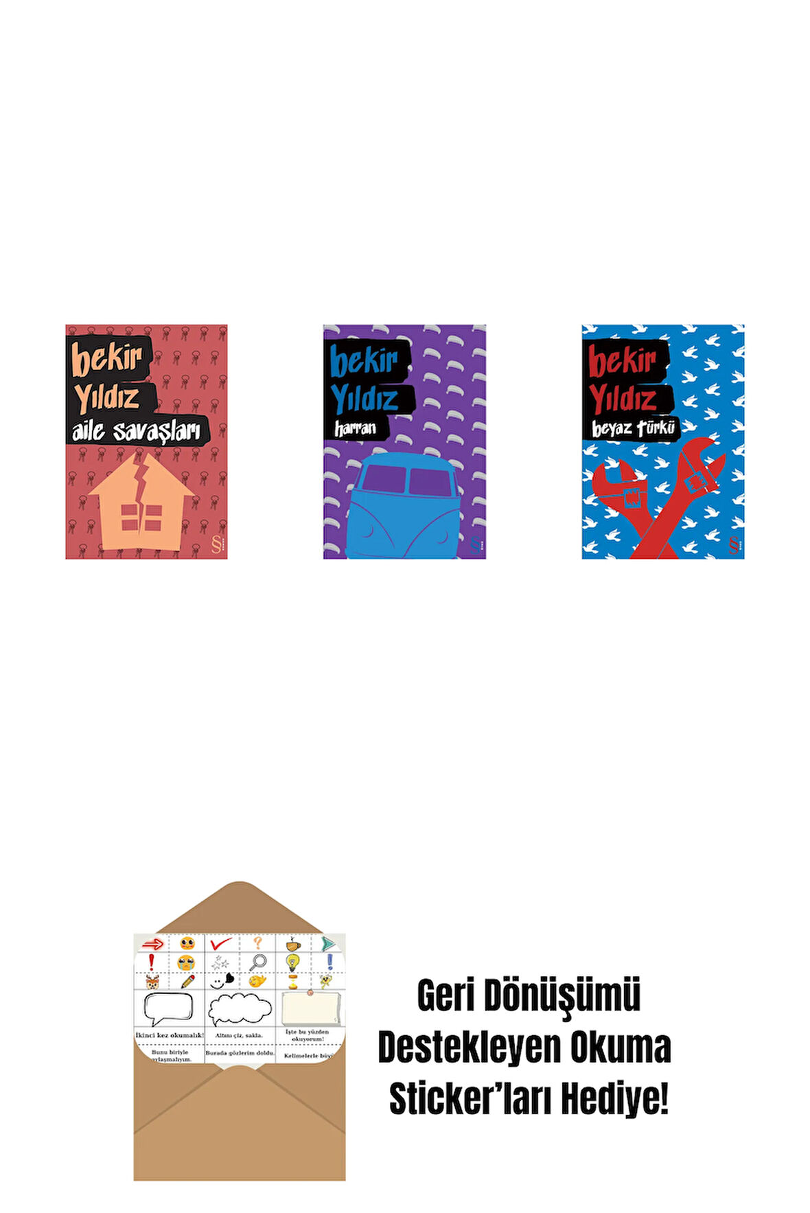 Aile Savaşları + Harran + Beyaz Türkü + Okuma Sticker'ları