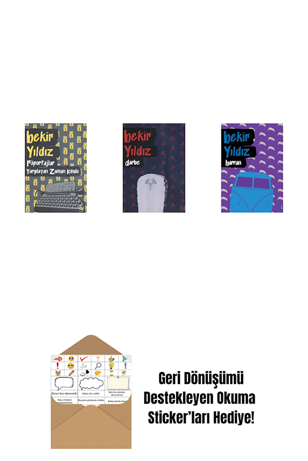 Röportajlar: Yargılayan Zaman İçinde + Darbe + Harran + Okuma Sticker'ları