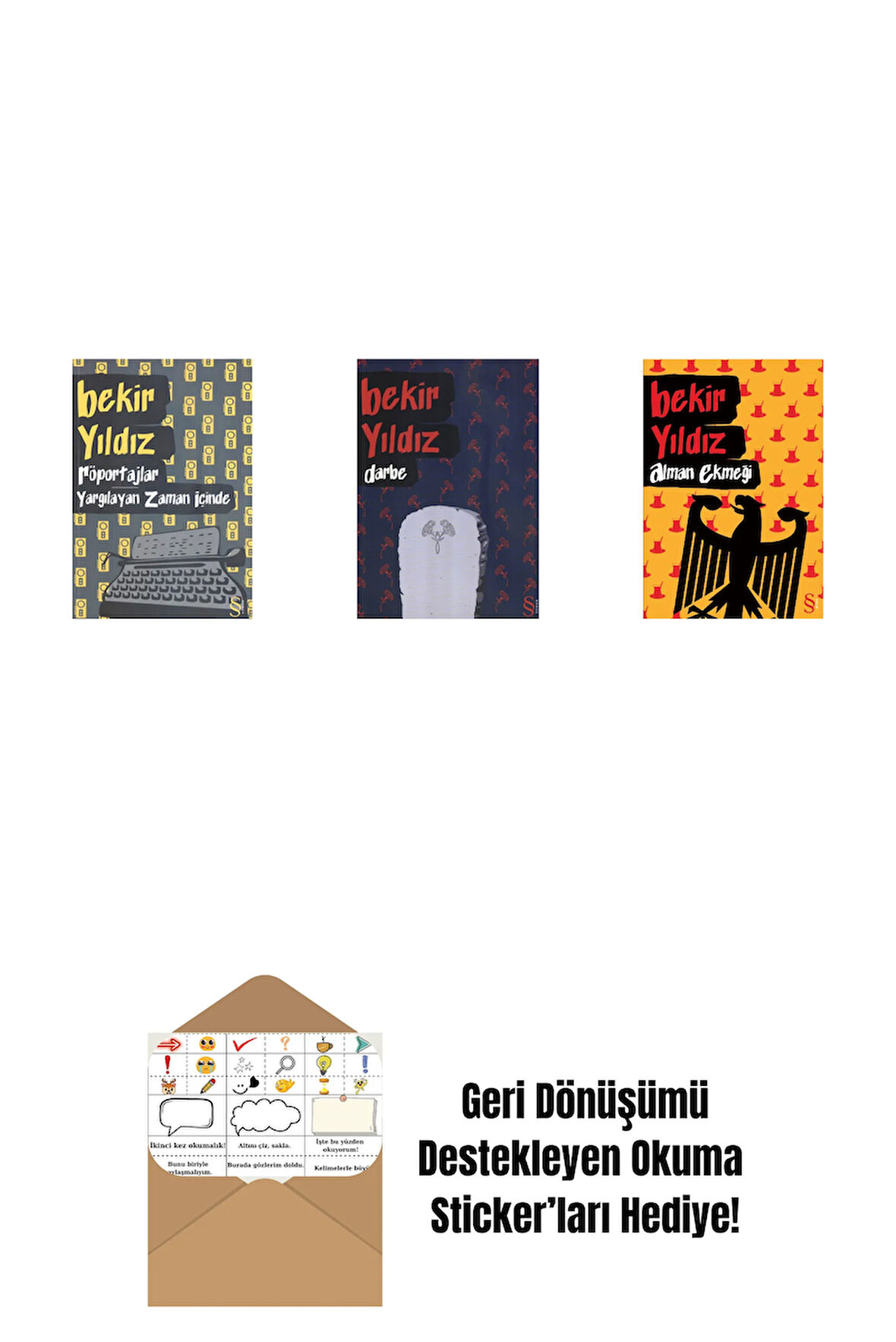 Röportajlar: Yargılayan Zaman İçinde + Darbe + Alman Ekmeği + Okuma Sticker'ları