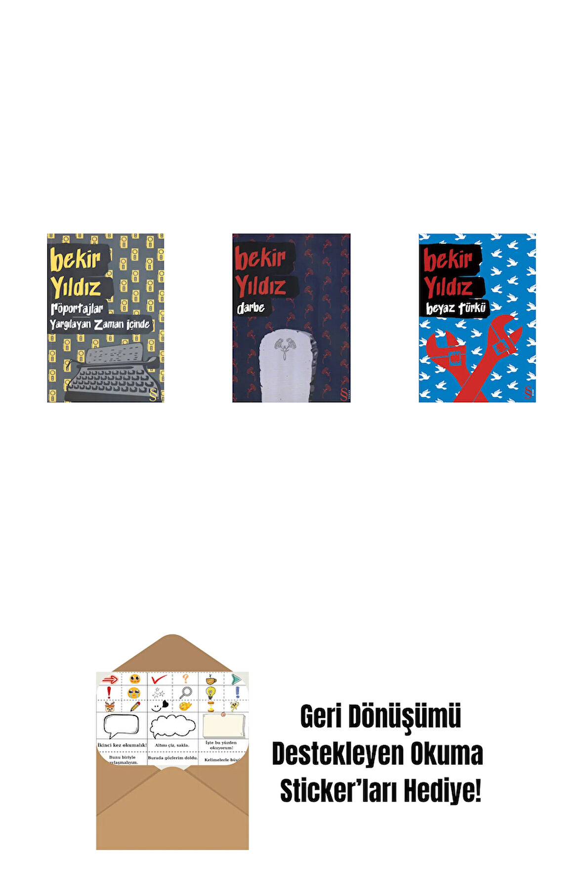 Röportajlar: Yargılayan Zaman İçinde + Darbe + Beyaz Türkü + Okuma Sticker'ları