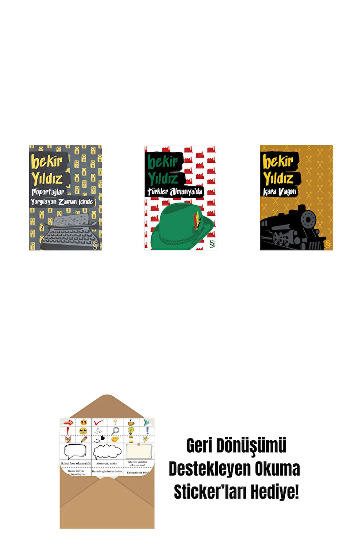 Röportajlar: Yargılayan Zaman İçinde + Türkler Almanya'da + Kara Vagon + Okuma Sticker'ları