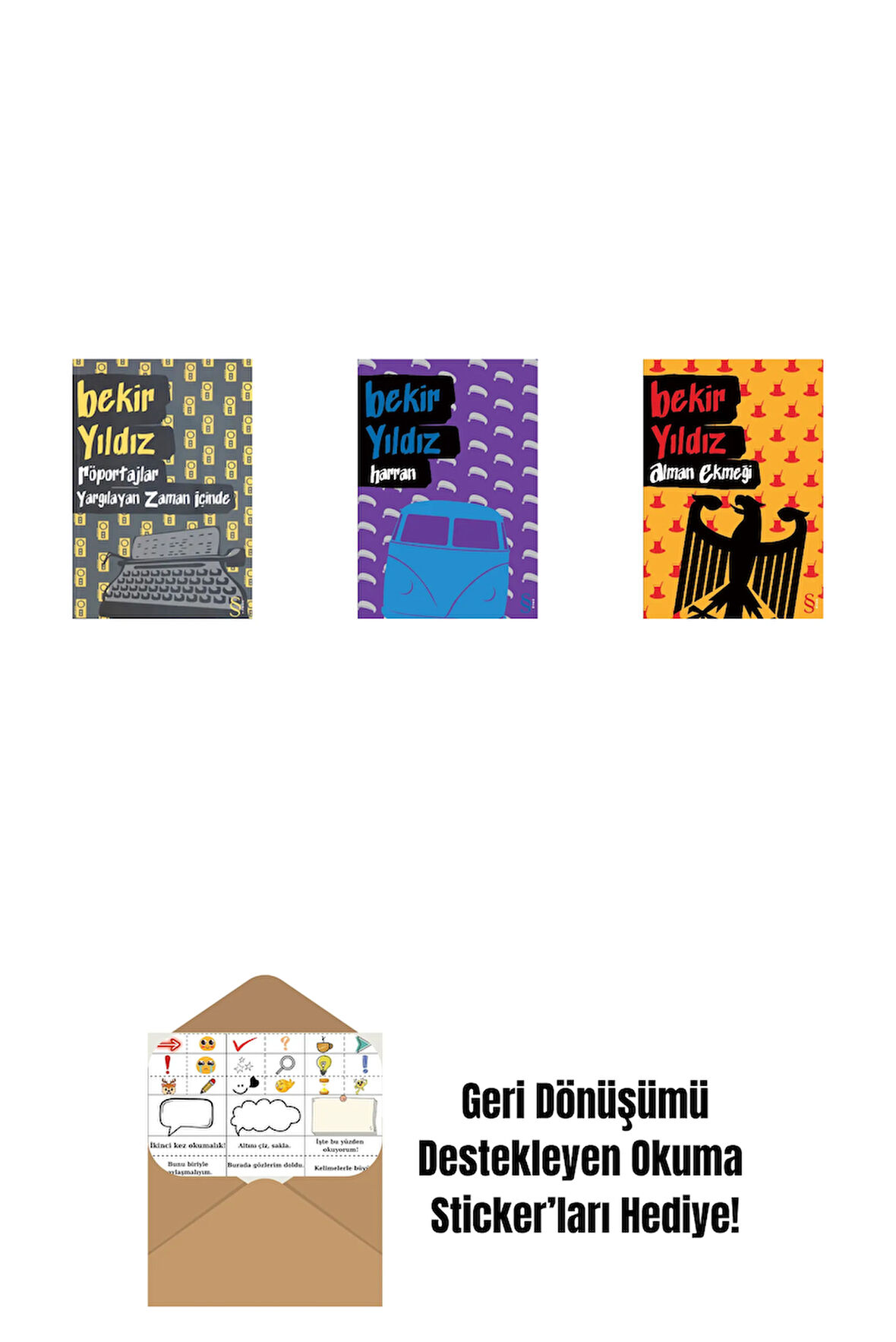 Röportajlar: Yargılayan Zaman İçinde + Harran + Alman Ekmeği + Okuma Sticker'ları