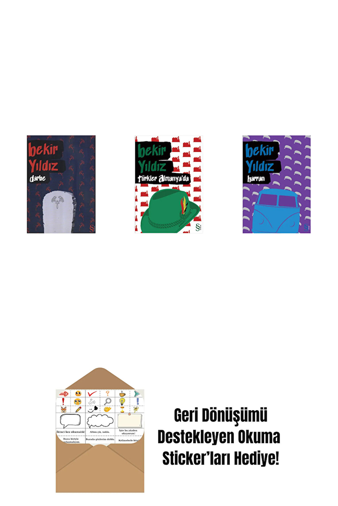 Darbe + Türkler Almanya'da + Harran + Okuma Sticker'ları