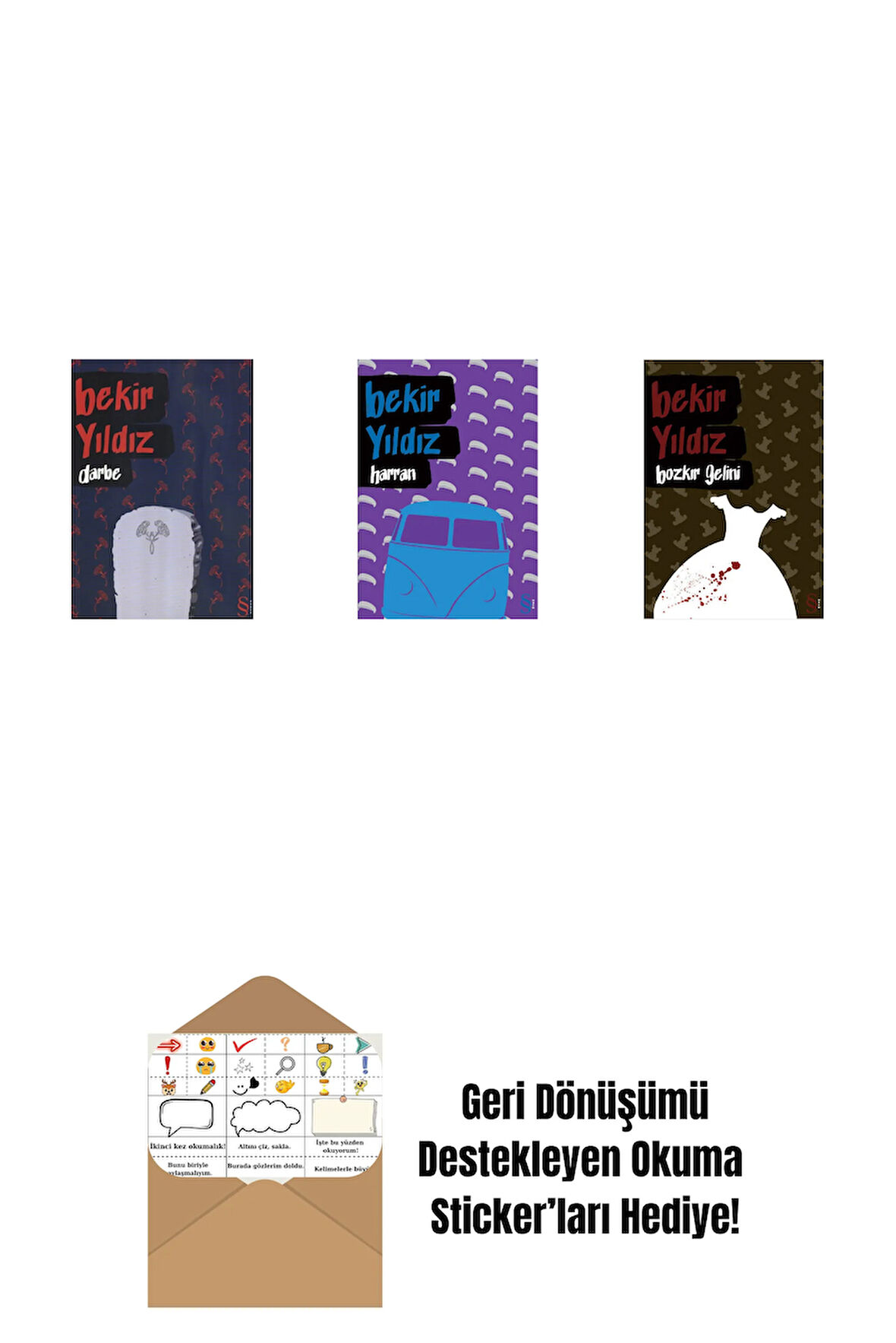 Darbe + Harran + Bozkır Gelini + Okuma Sticker'ları