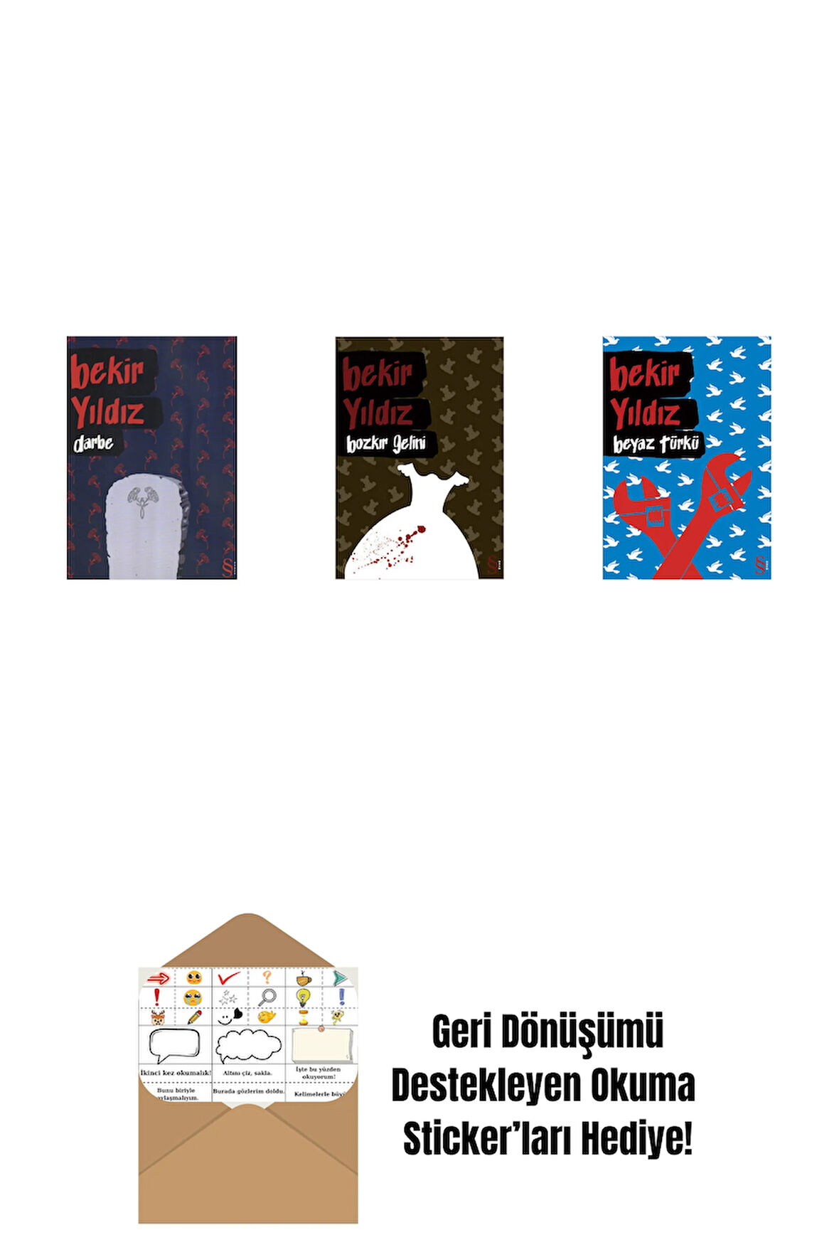 Darbe + Bozkır Gelini + Beyaz Türkü + Okuma Sticker'ları