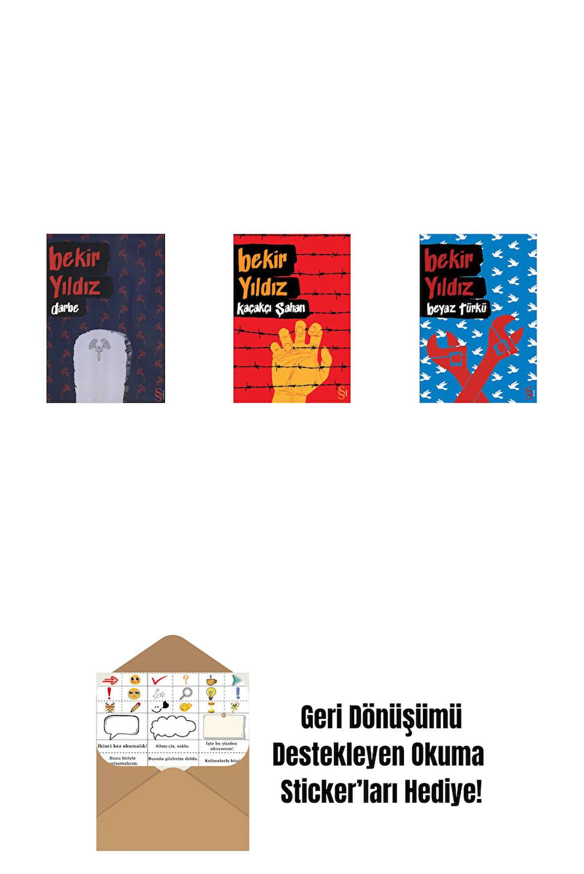 Darbe + Kaçakçı Şahan + Beyaz Türkü + Okuma Sticker'ları