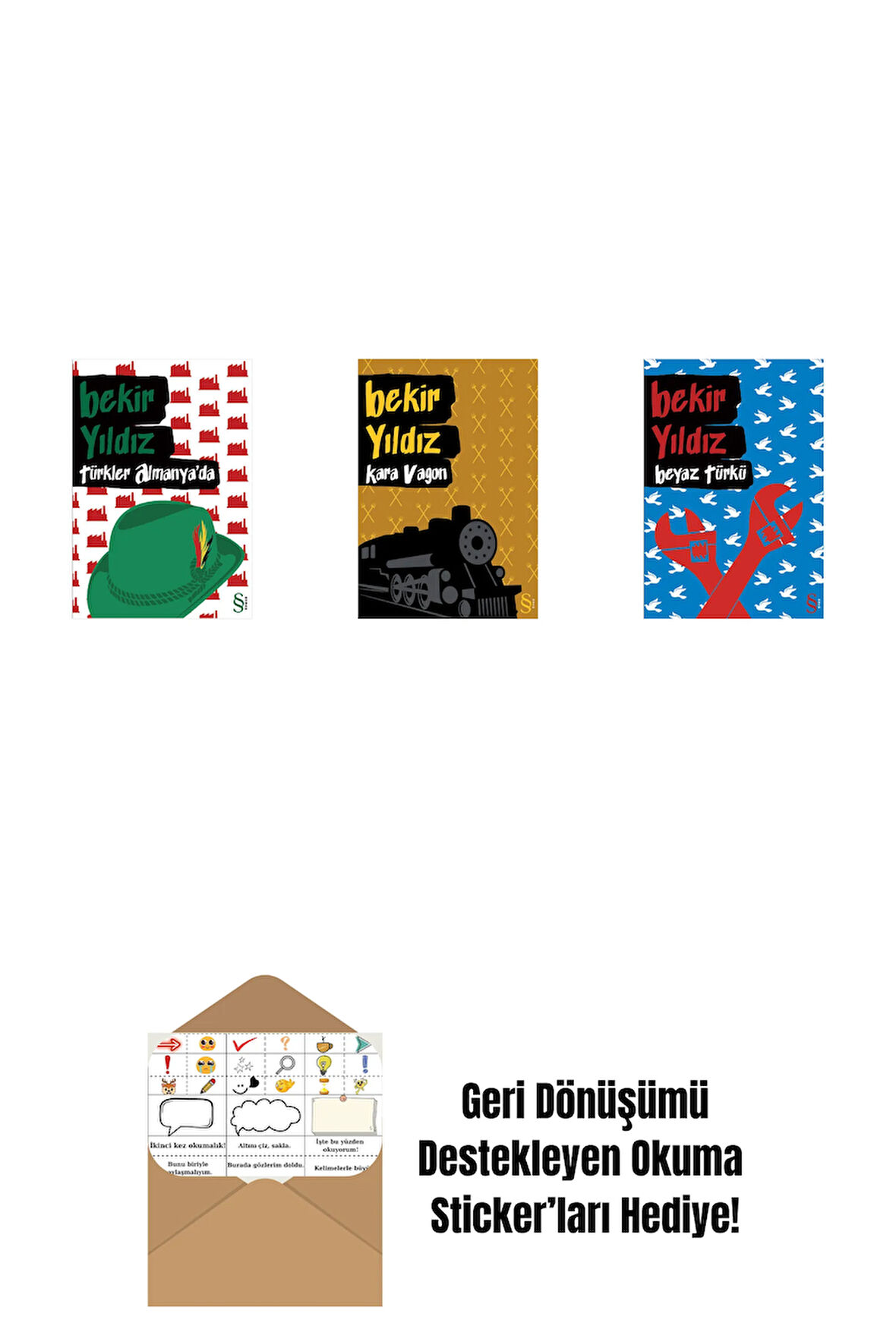 Türkler Almanya'da + Kara Vagon + Beyaz Türkü + Okuma Sticker'ları