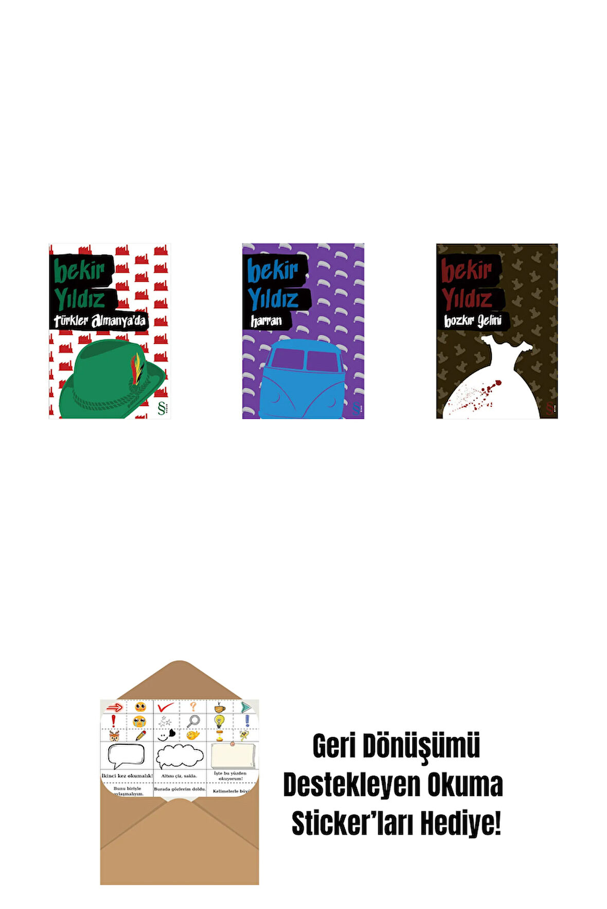 Türkler Almanya'da + Harran + Bozkır Gelini + Okuma Sticker'ları