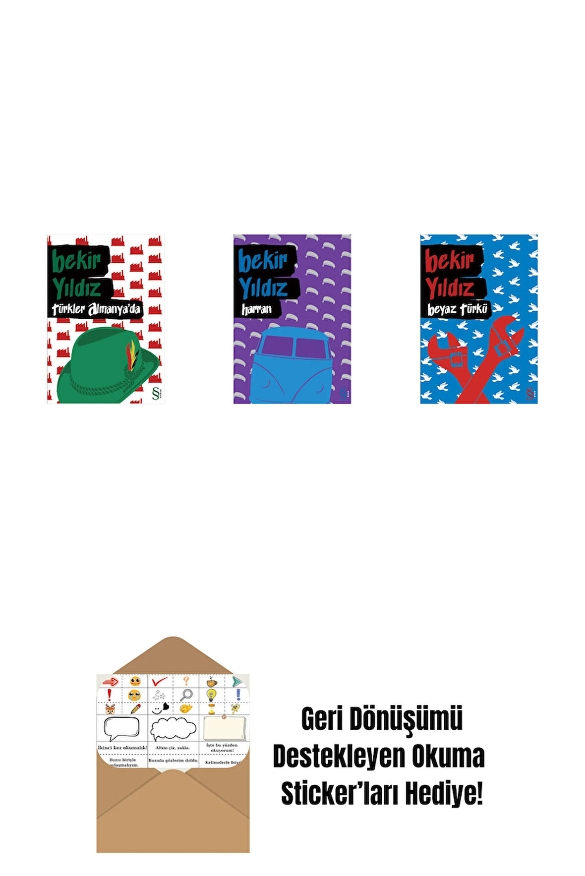Türkler Almanya'da + Harran + Beyaz Türkü + Okuma Sticker'ları