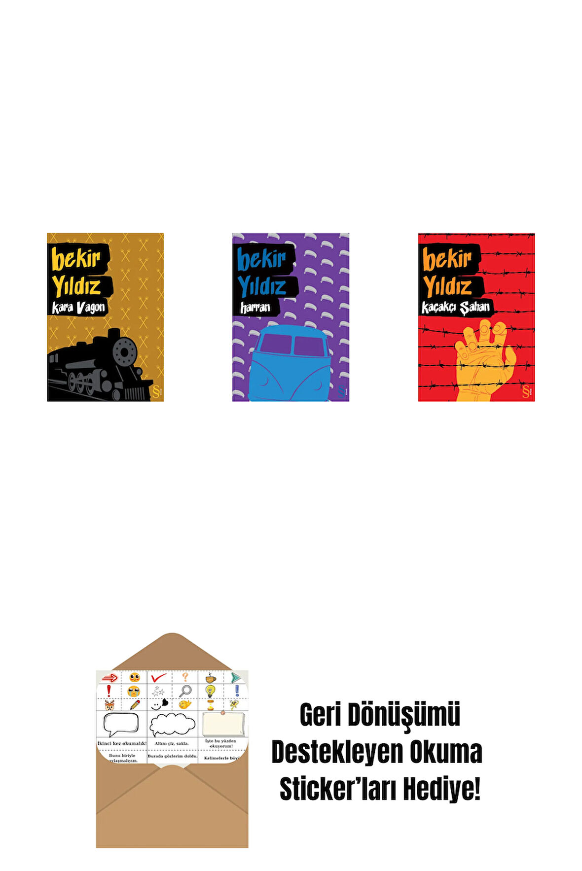 Kara Vagon + Harran + Kaçakçı Şahan + Okuma Sticker'ları