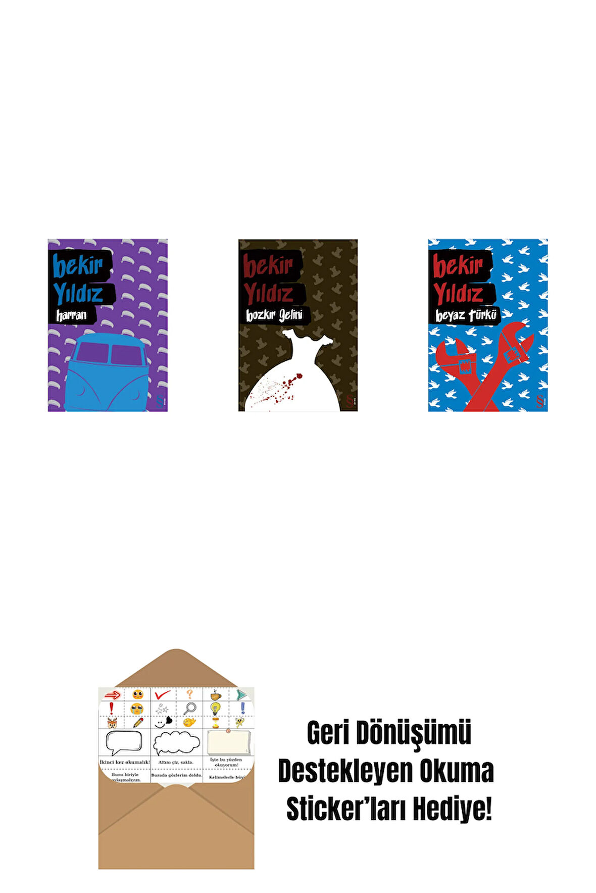 Harran + Bozkır Gelini + Beyaz Türkü + Okuma Sticker'ları