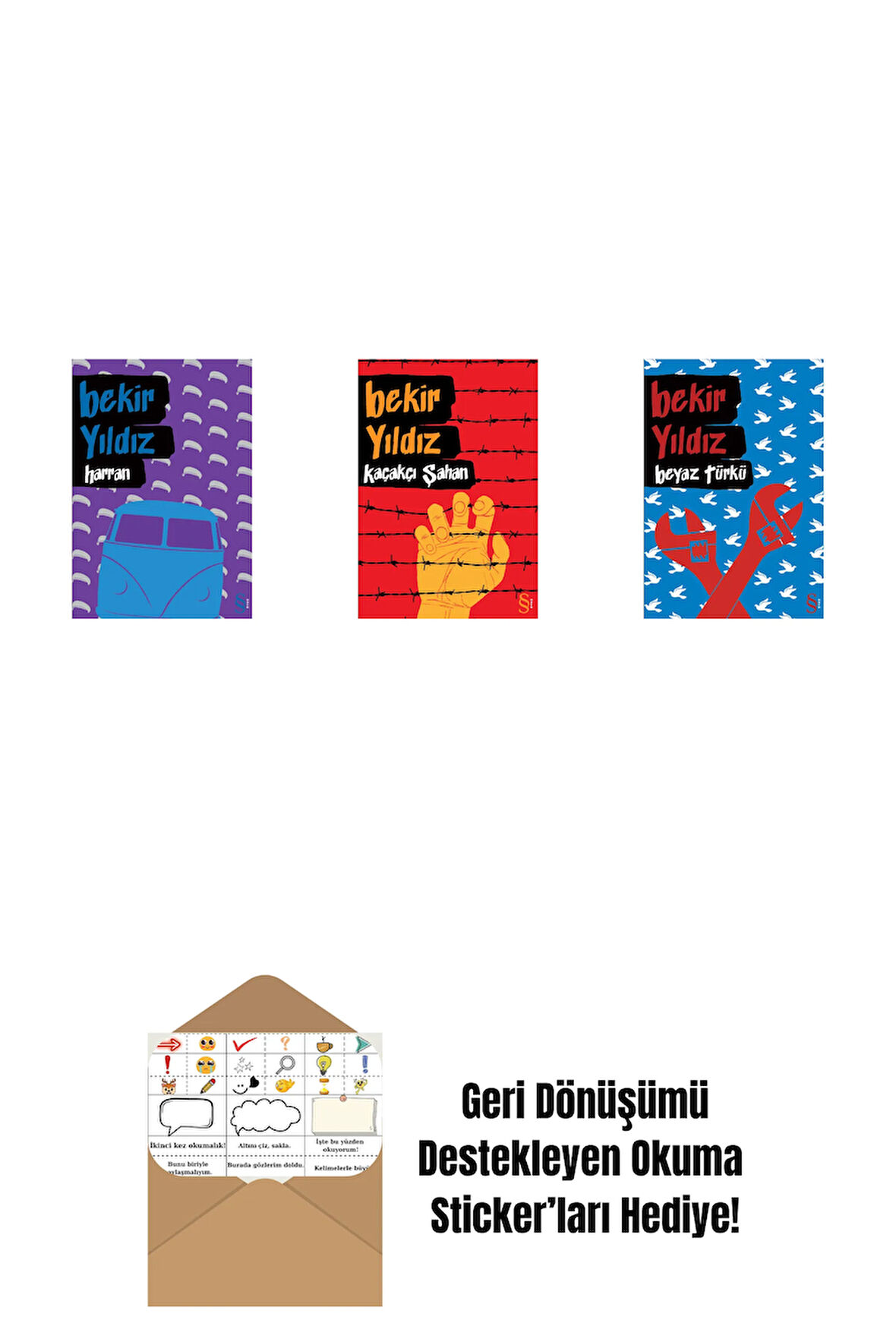 Harran + Kaçakçı Şahan + Beyaz Türkü + Okuma Sticker'ları