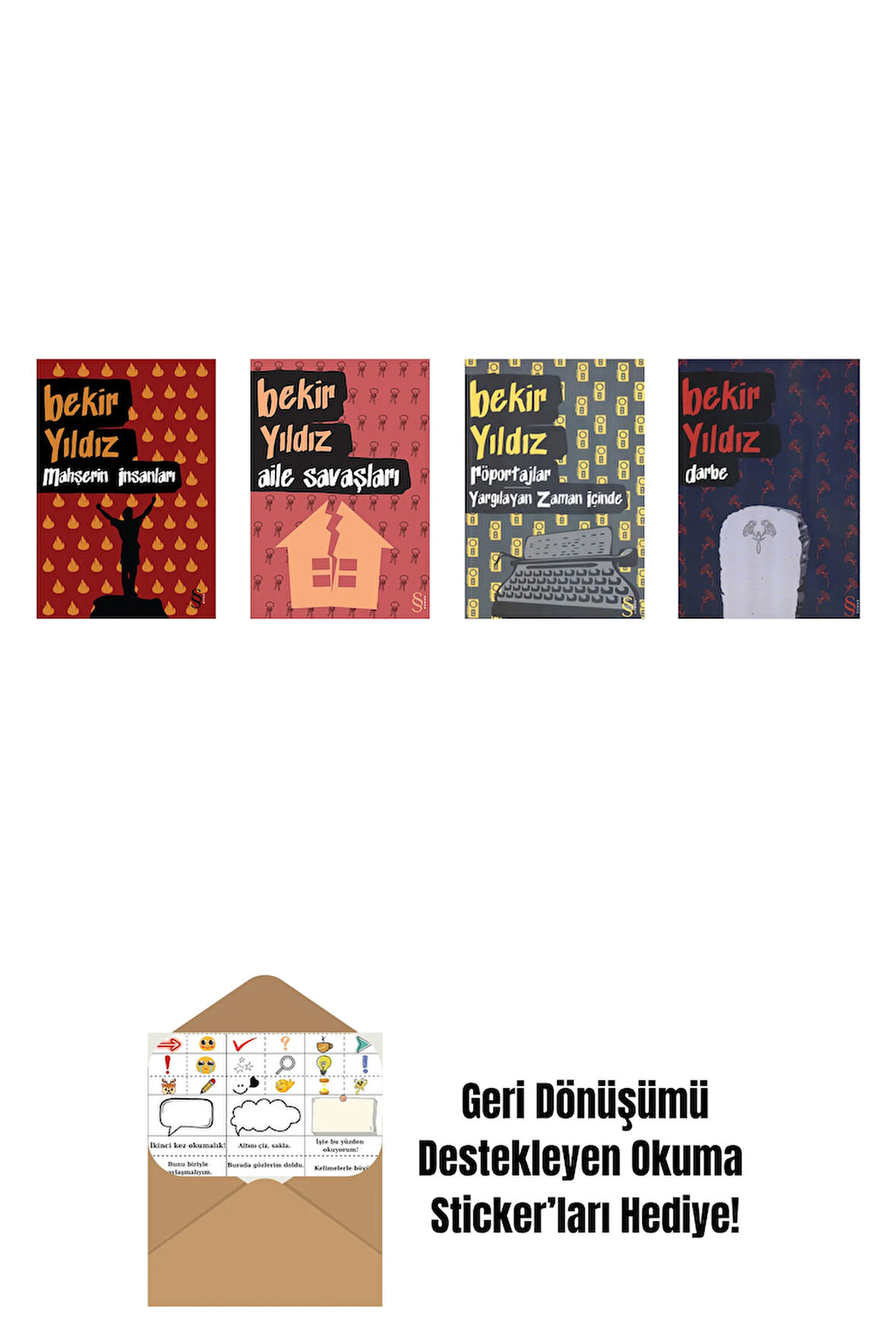 Bekir Yıldız 4 Kitap Set + Okuma Sticker'ları