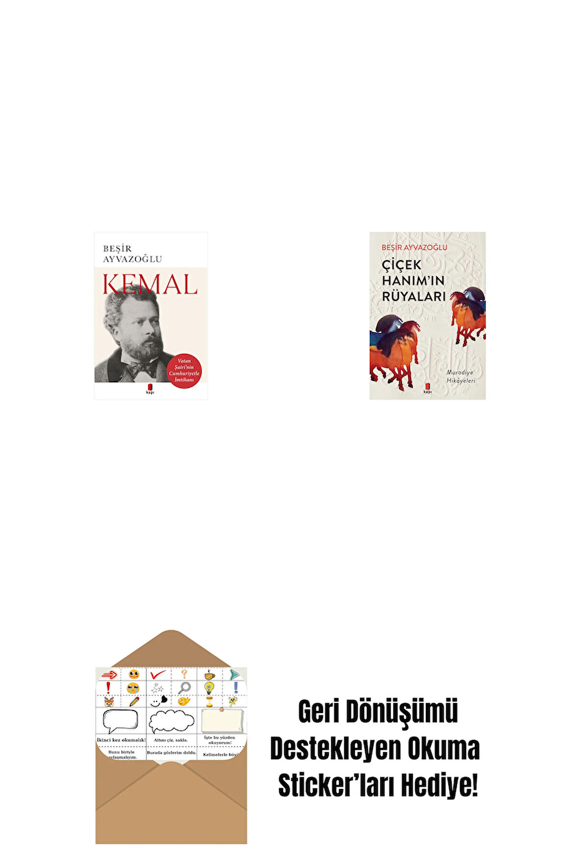 Kemal + Çiçek Hanımın Rüyaları + Okuma Sticker'ları