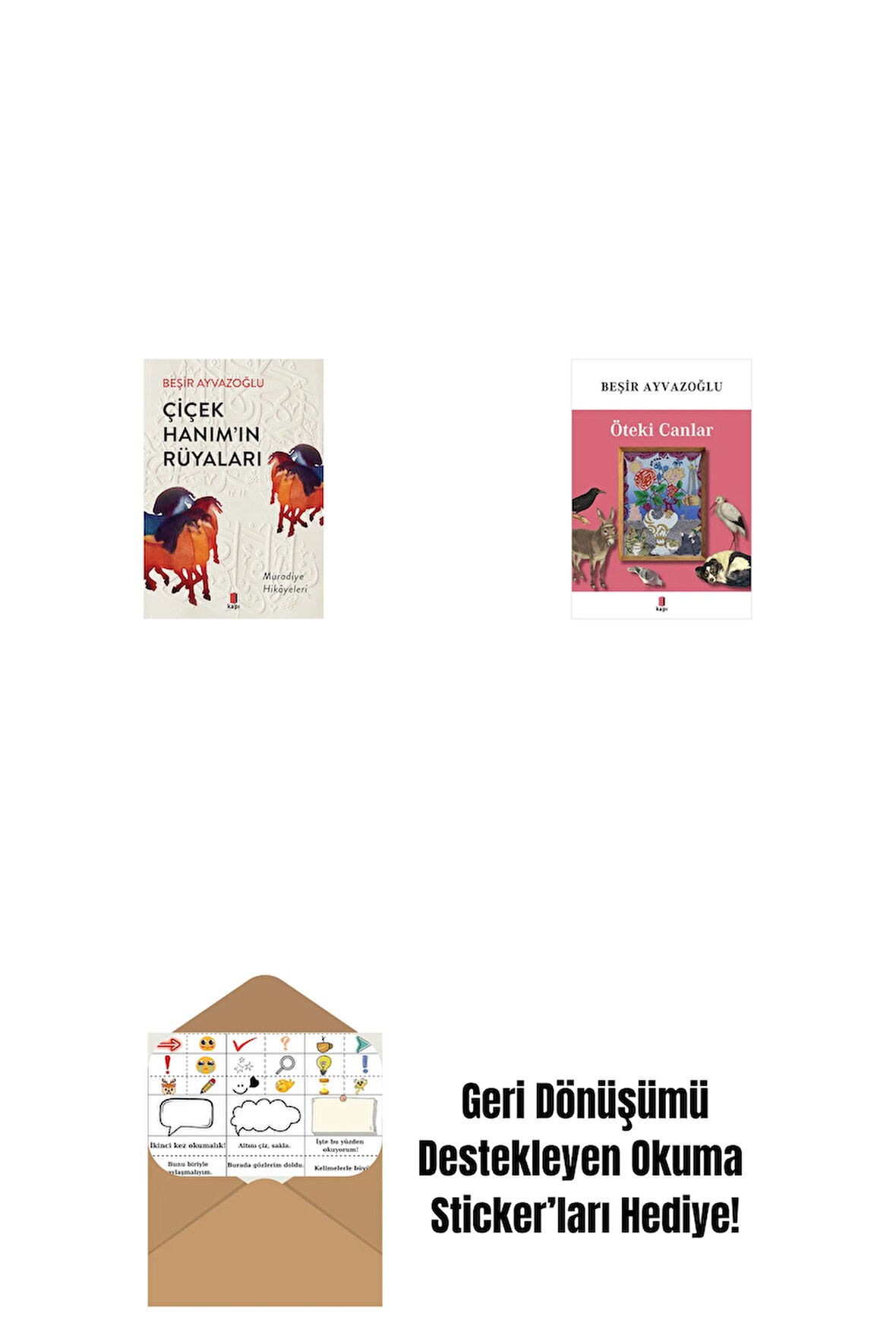Çiçek Hanımın Rüyaları + Öteki Canlar + Okuma Sticker'ları