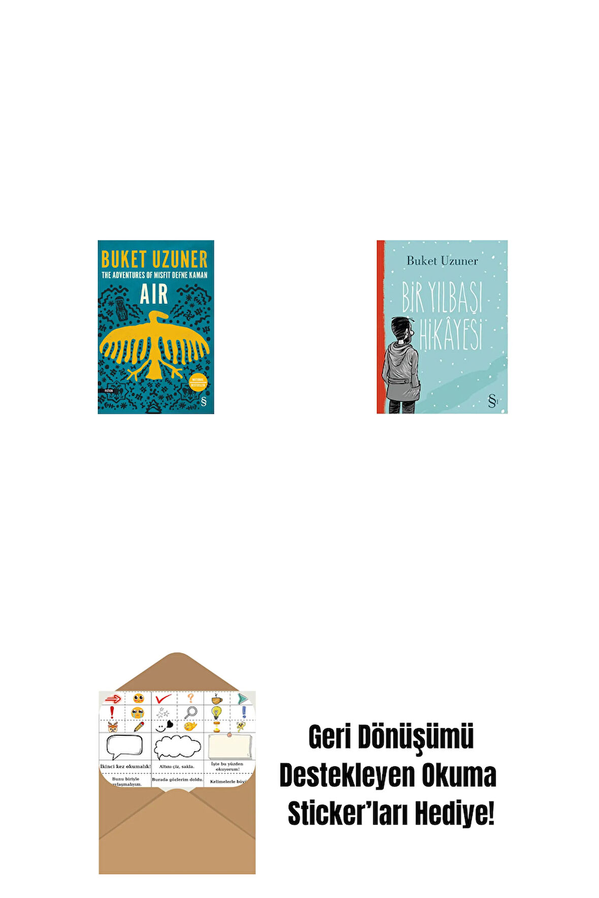 Air - The Adventures Of Misfit Defne Kaman + Bir Yılbaşı Hikâyesi + Okuma Sticker'ları