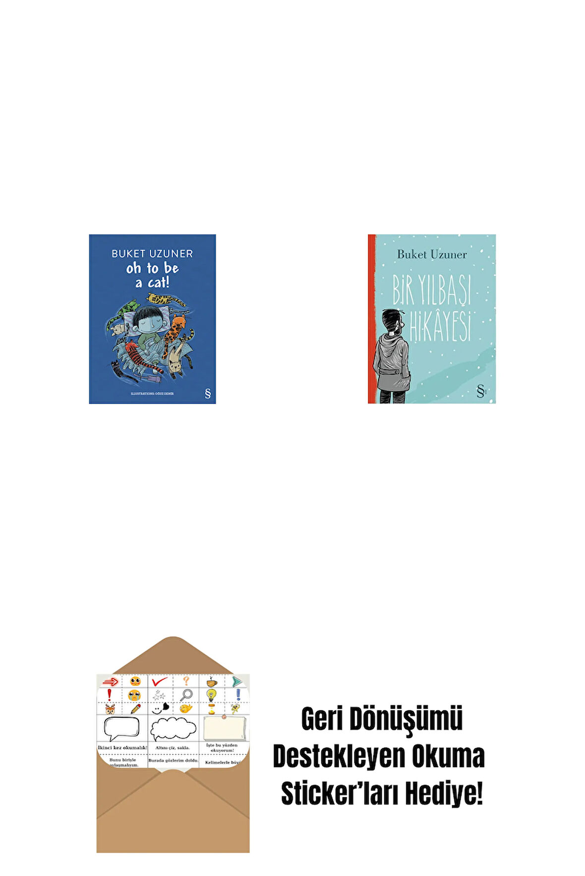 Oh To Be a Cat! + Bir Yılbaşı Hikâyesi + Okuma Sticker'ları