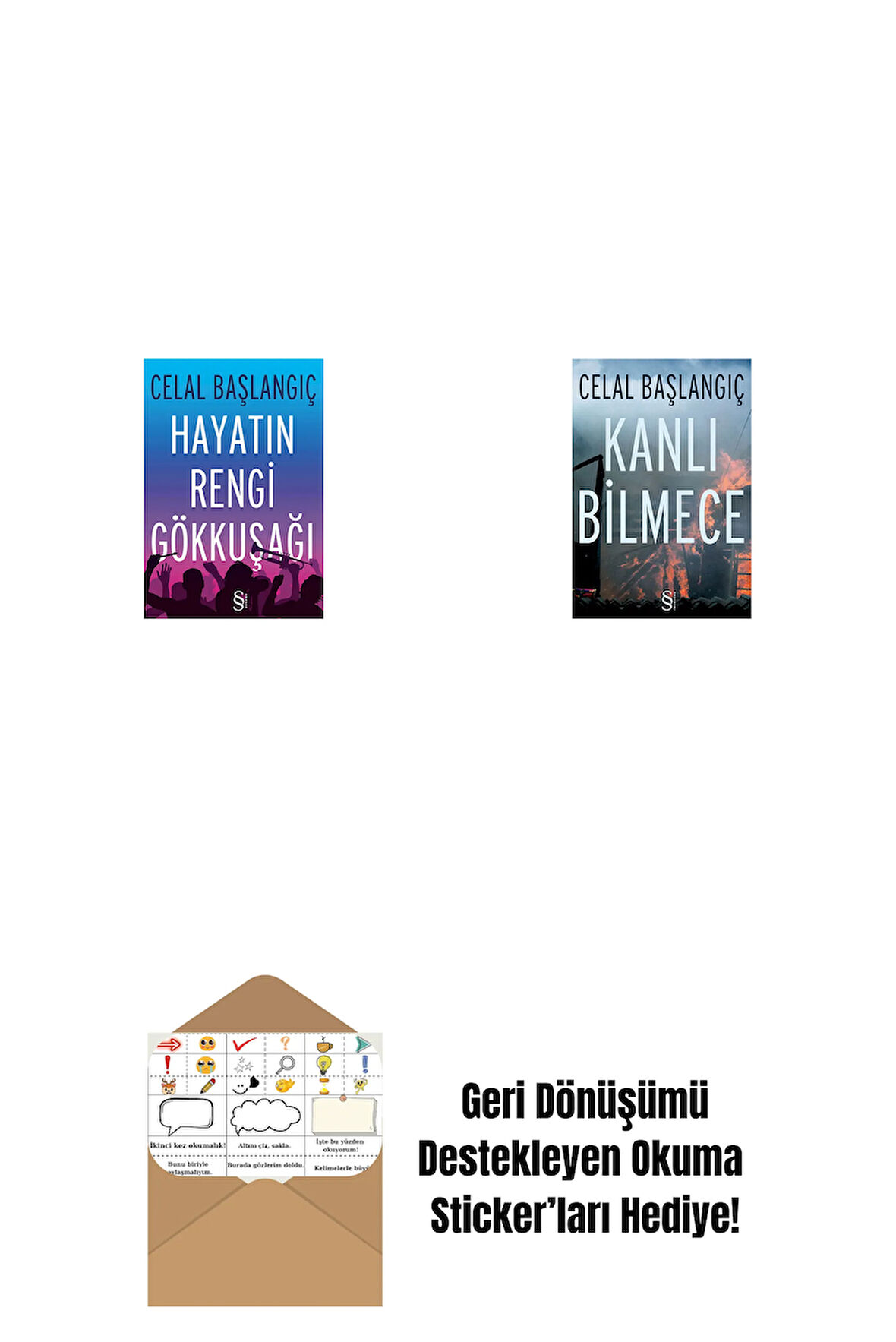 Hayatın Rengi Gökkuşağı + Kanlı Bilmece + Okuma Sticker'ları