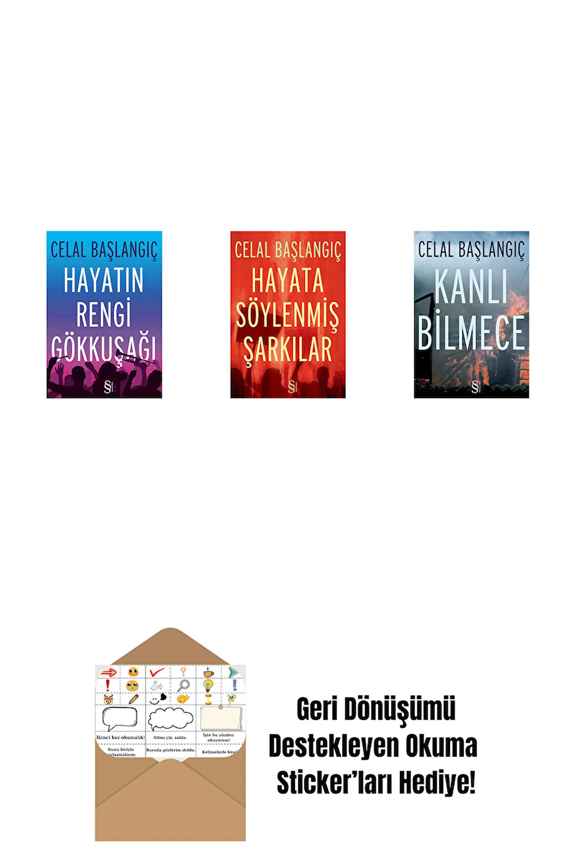 Hayatın Rengi Gökkuşağı + Hayata Söylenmiş Şarkılar + Kanlı Bilmece + Okuma Sticker'ları