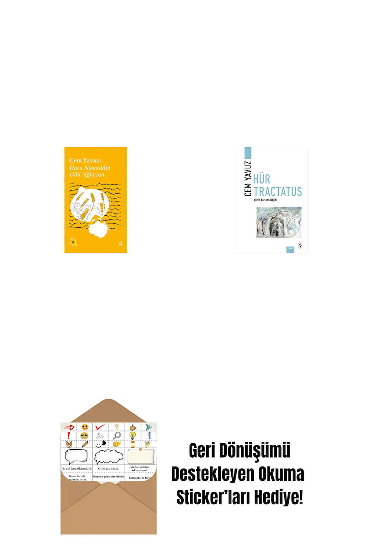 Everest Açıkhava 38 - Hoca Nasreddin Gibi Ağlayan + Hür Tractatus + Okuma Sticker'ları