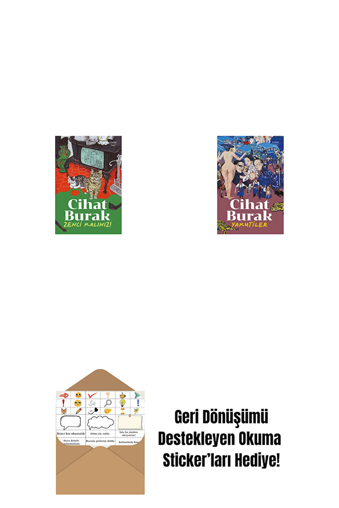 Zenci Kalınız + Yakutiler + Okuma Sticker'ları