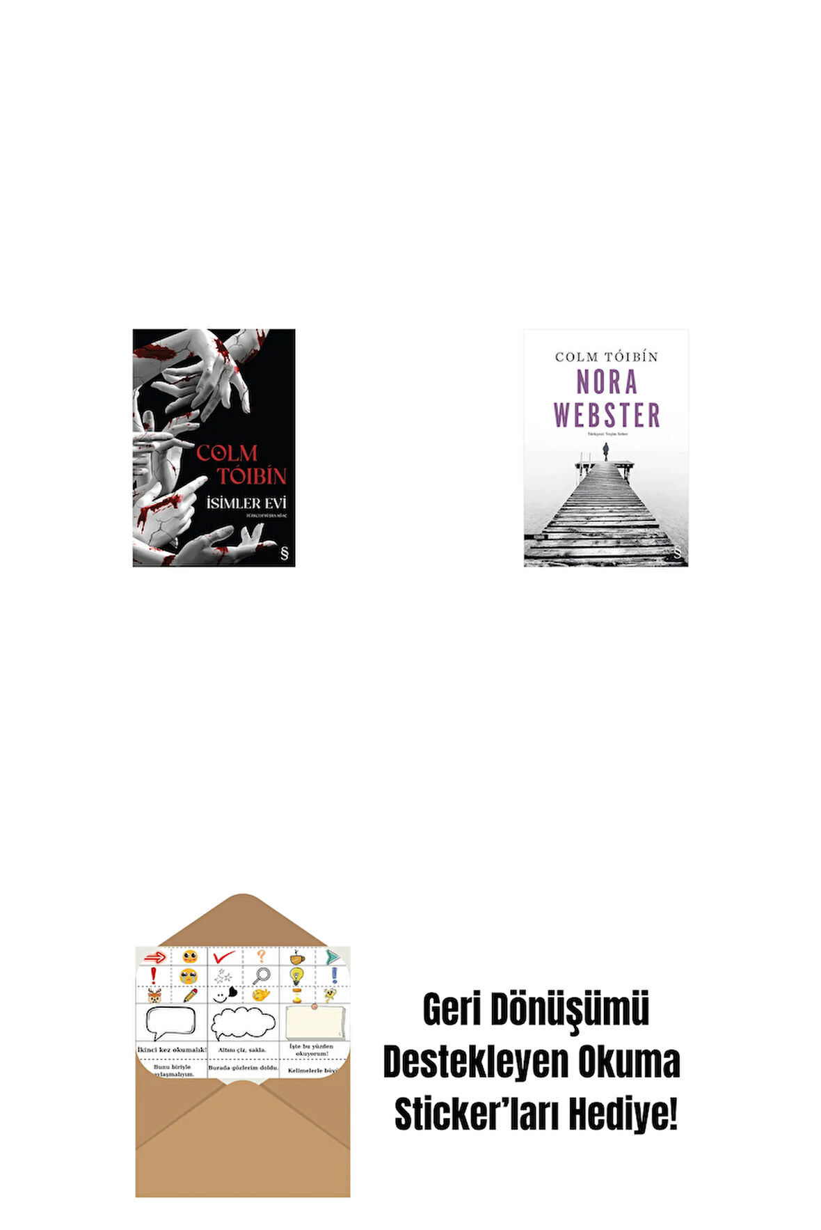 İsimler Evi + Nora Webster + Okuma Sticker'ları