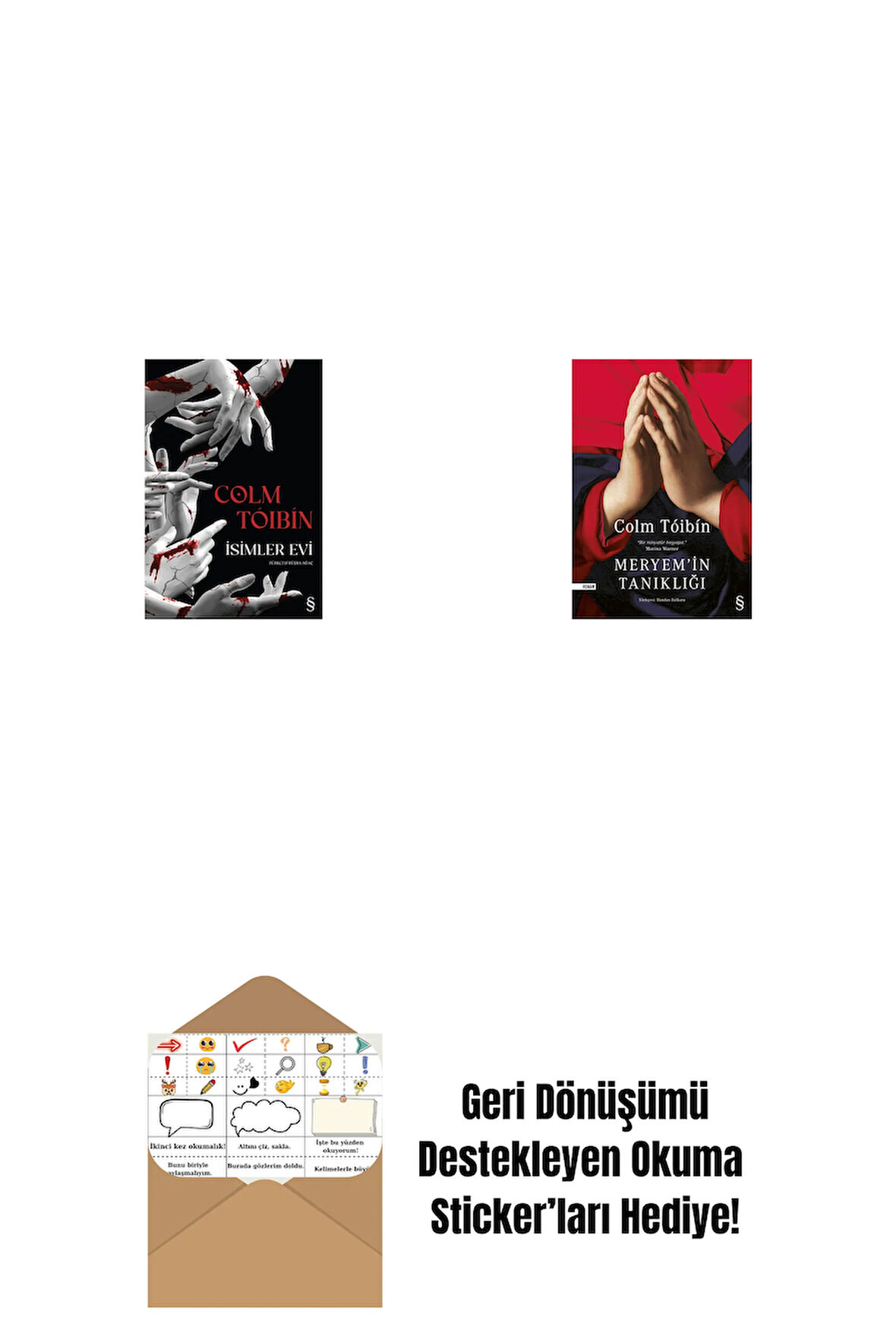 İsimler Evi + Meryem'in Tanıklığı + Okuma Sticker'ları