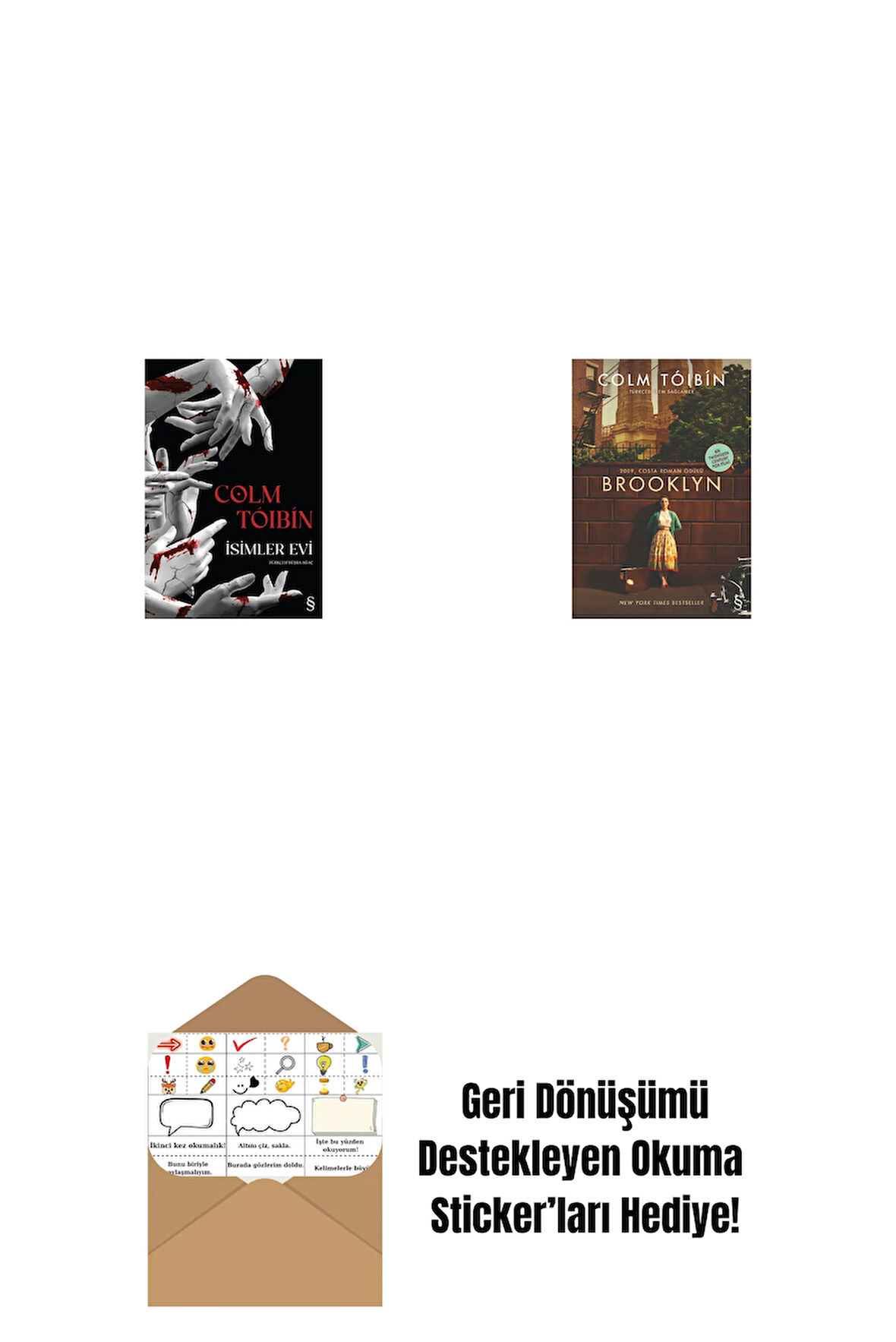 İsimler Evi + Brooklyn + Okuma Sticker'ları
