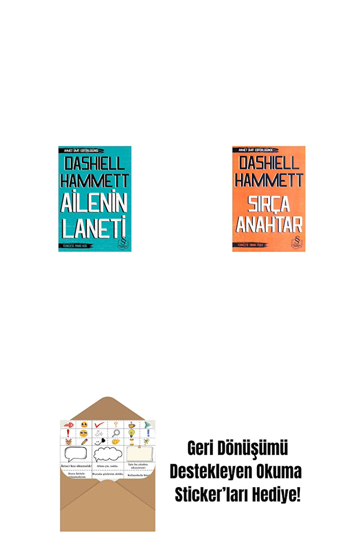 Ailenin Laneti (Cep Boy) + Sırça Anahtar (Cep Boy) + Okuma Sticker'ları