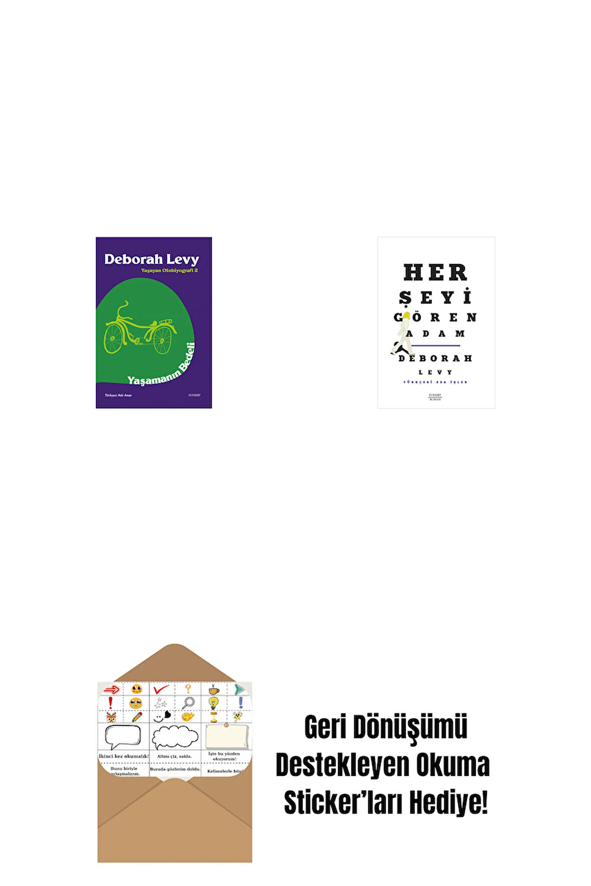 Yaşamanın Bedeli + Gayrimenkul + Okuma Sticker'ları