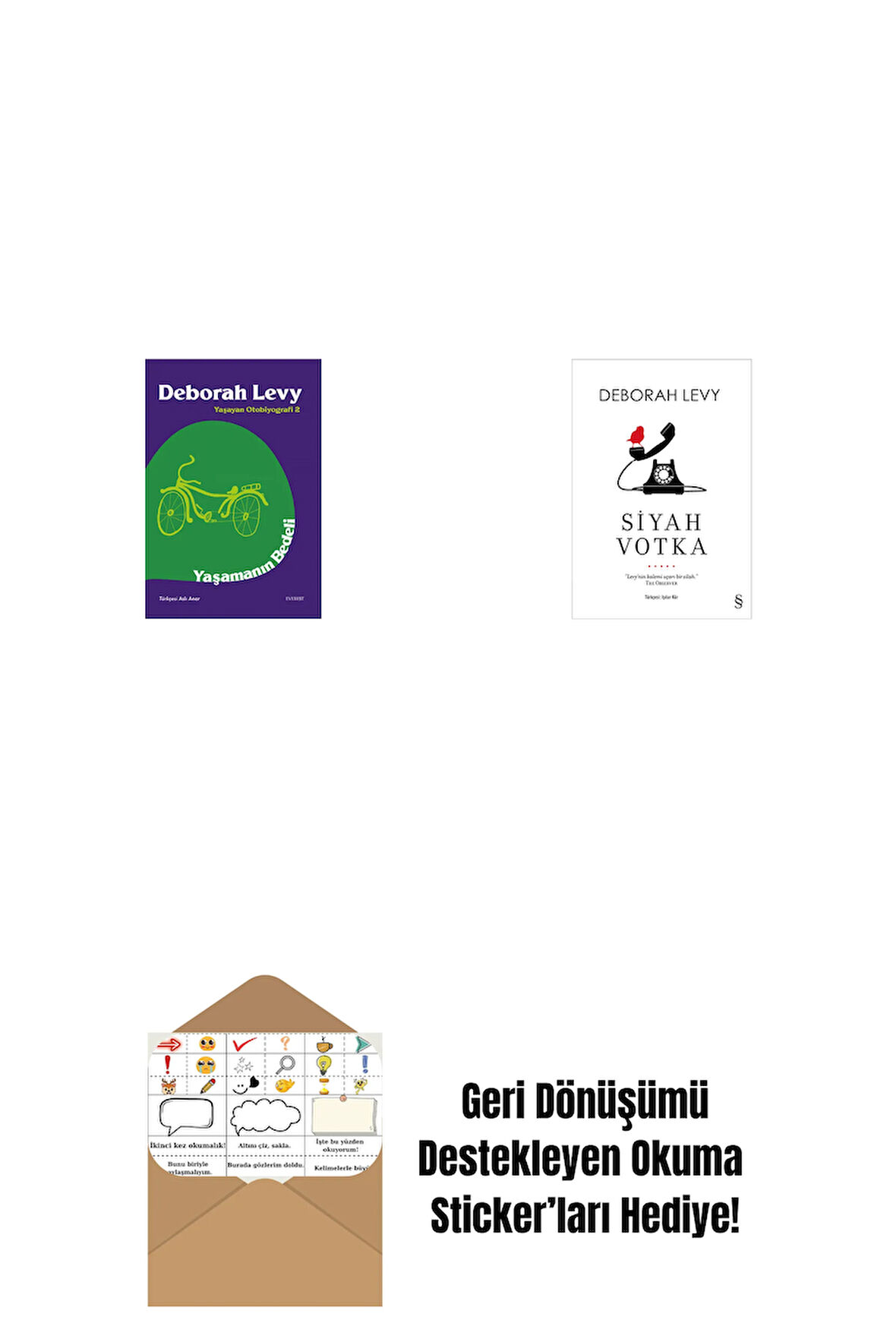 Yaşamanın Bedeli + Sıcak Süt + Okuma Sticker'ları