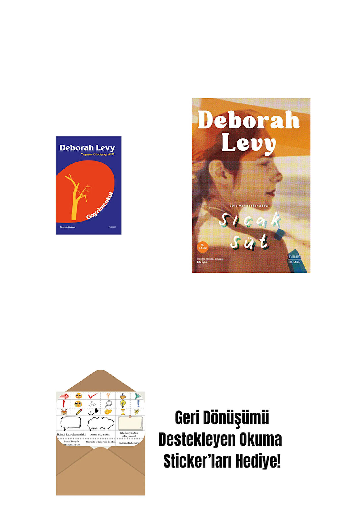 Gayrimenkul + Her Şeyi Gören Adam + Okuma Sticker'ları