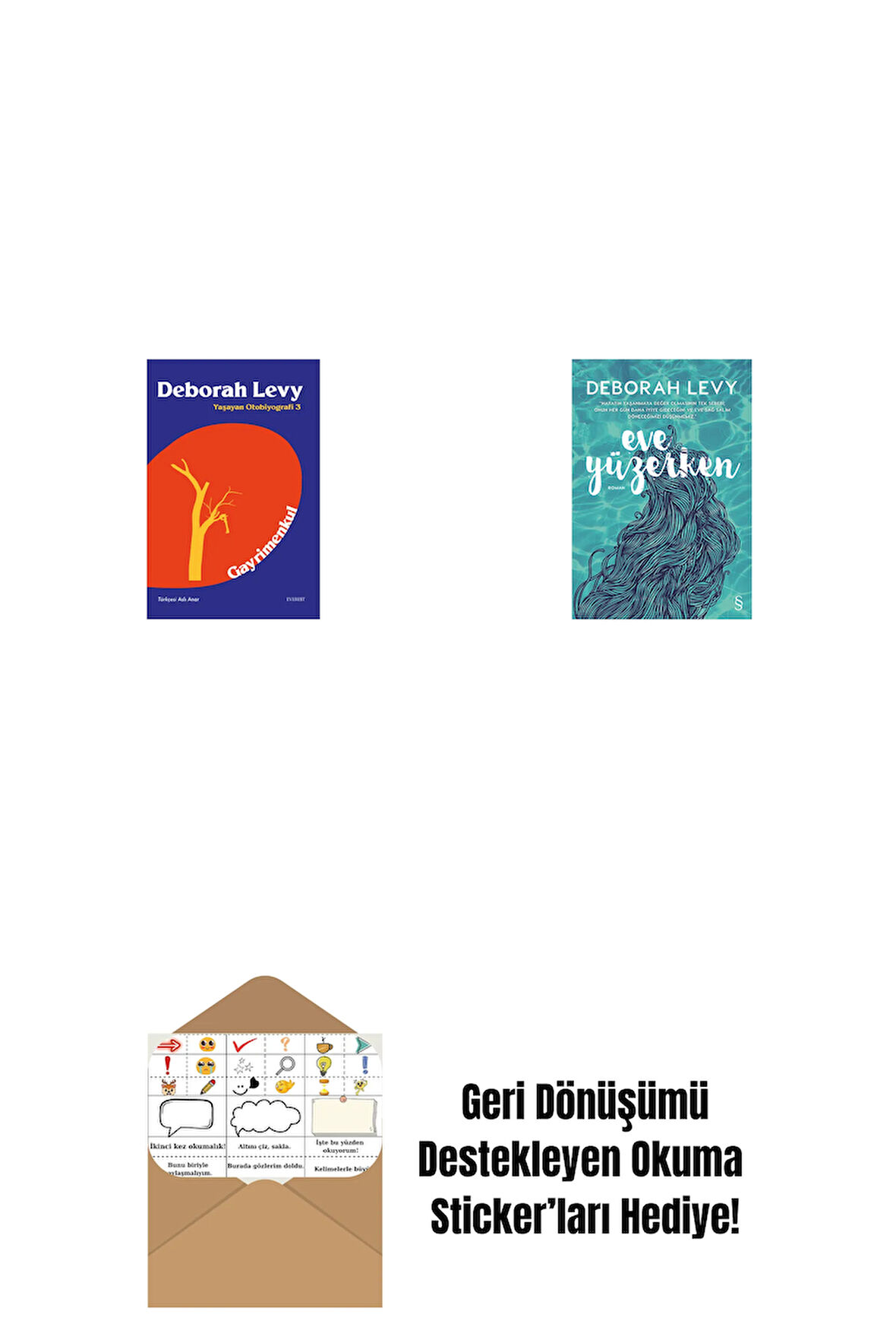 Gayrimenkul + Siyah Votka + Okuma Sticker'ları