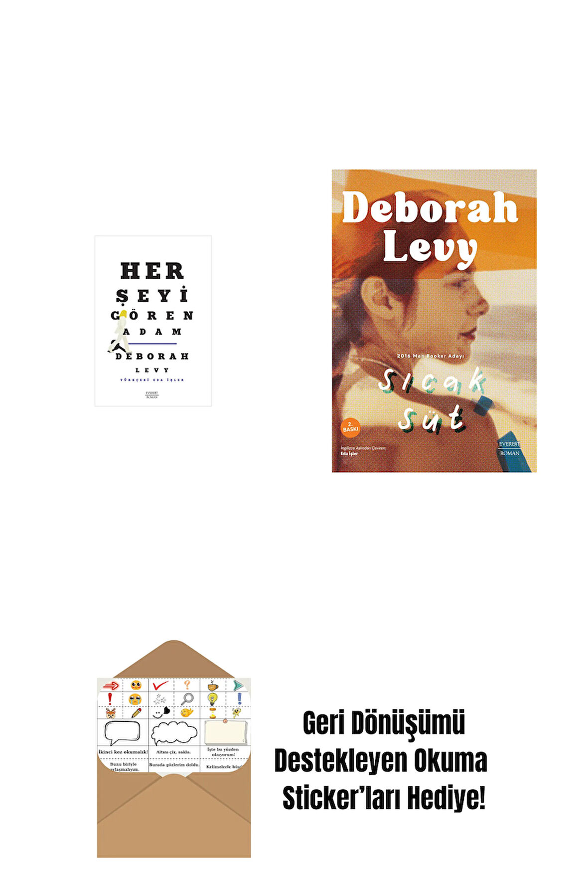 Gayrimenkul + Eve Yüzerken + Okuma Sticker'ları