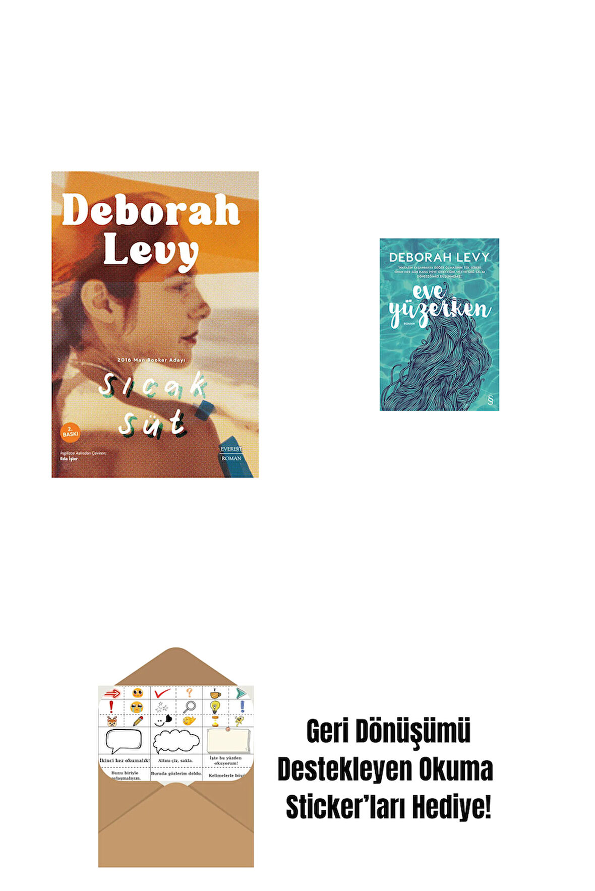 Sıcak Süt + Siyah Votka + Okuma Sticker'ları