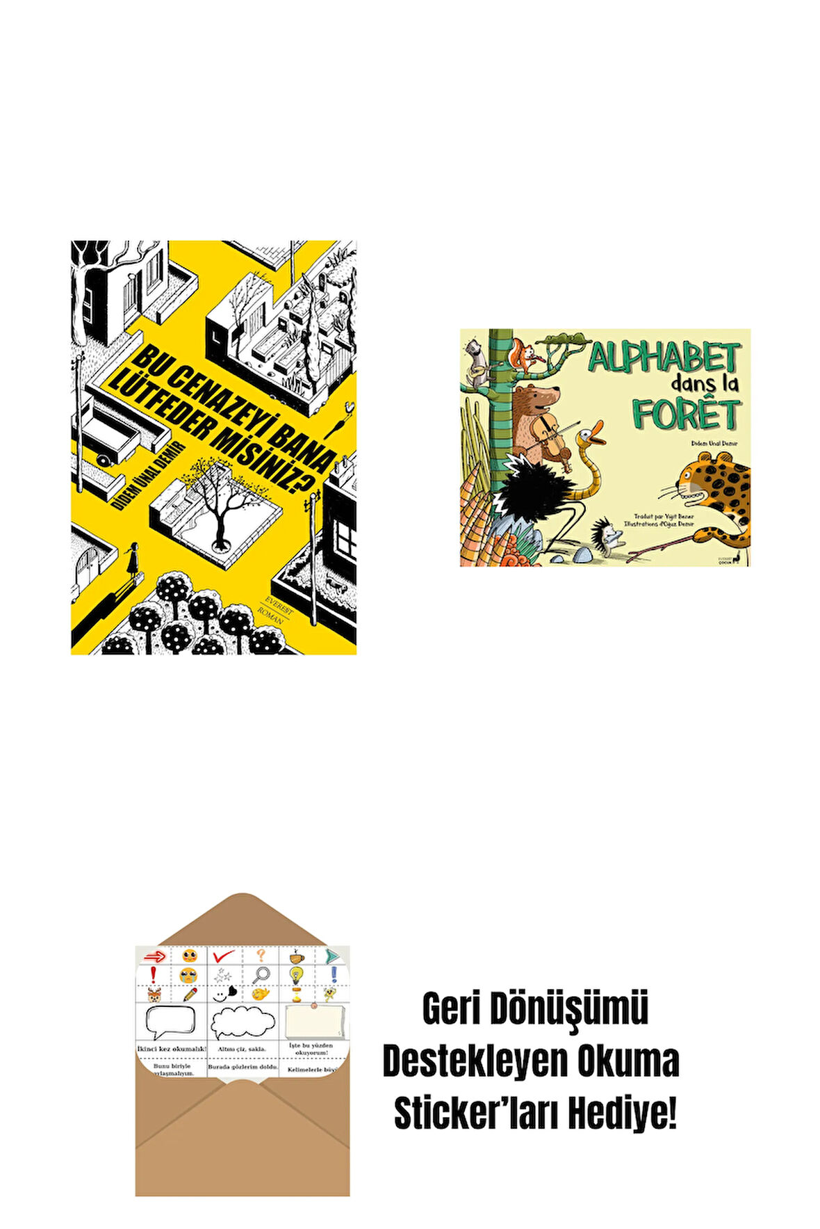 Bu Cenazeyi Bana Lütfeder misiniz? + Alphabet dans la Forêt + Okuma Sticker'ları