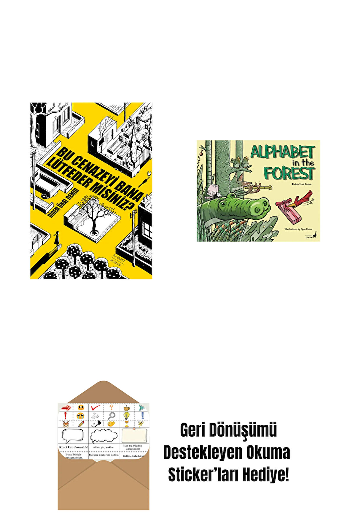 Bu Cenazeyi Bana Lütfeder misiniz? + Alphabet in the Forest + Okuma Sticker'ları