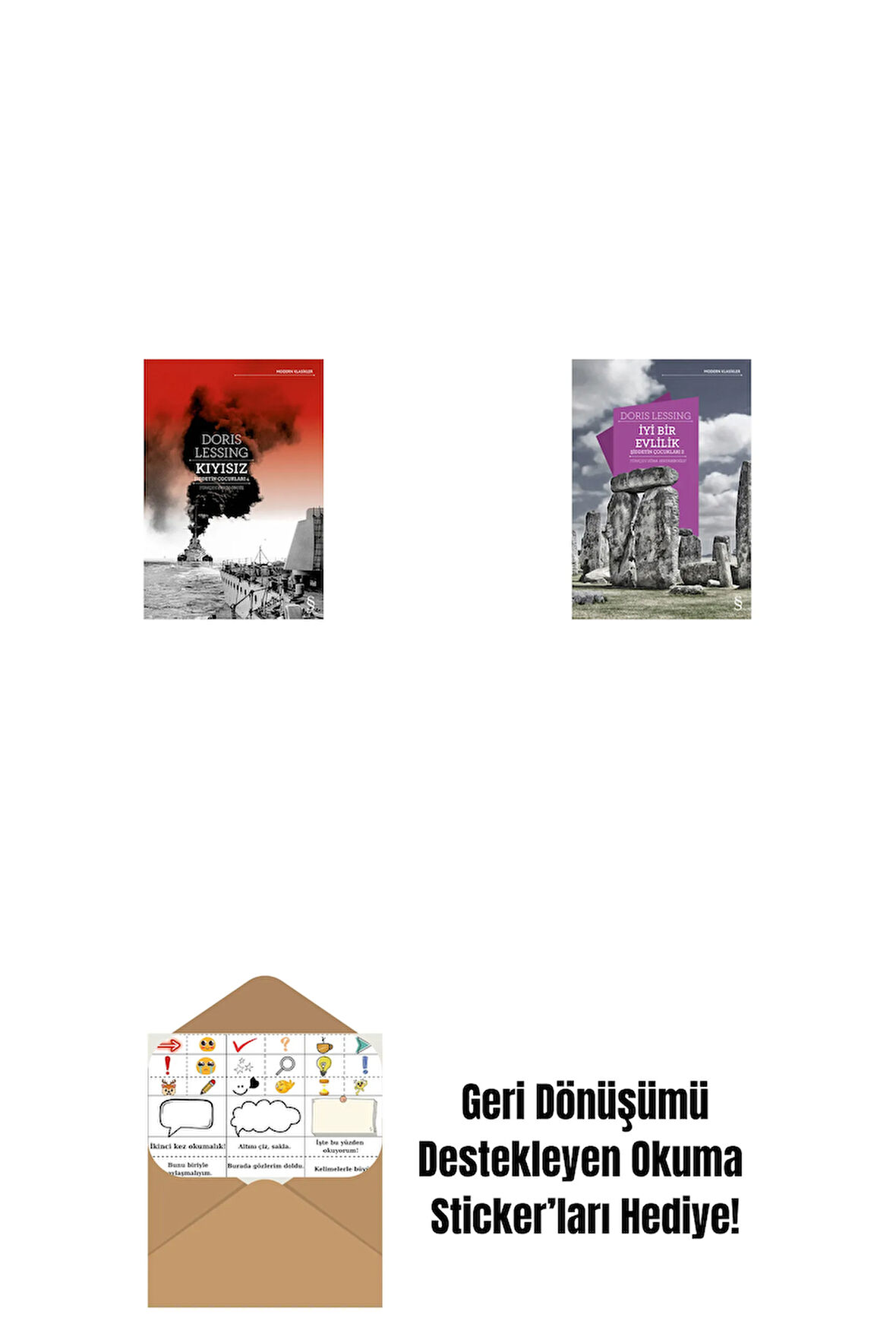 Kıyısız + İyi Bir Evlilik + Okuma Sticker'ları